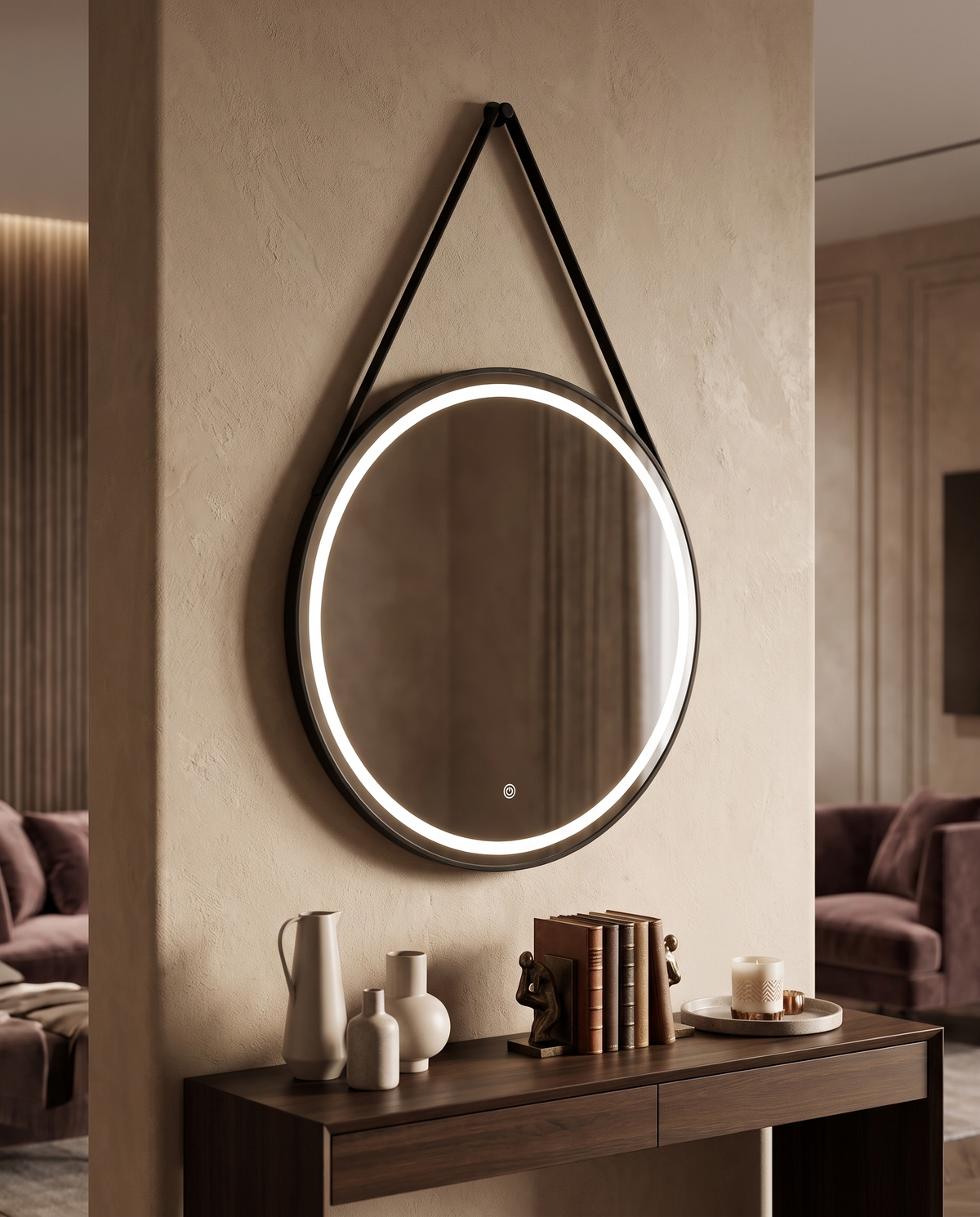 Adnet Lux Luxury Handing Mirror