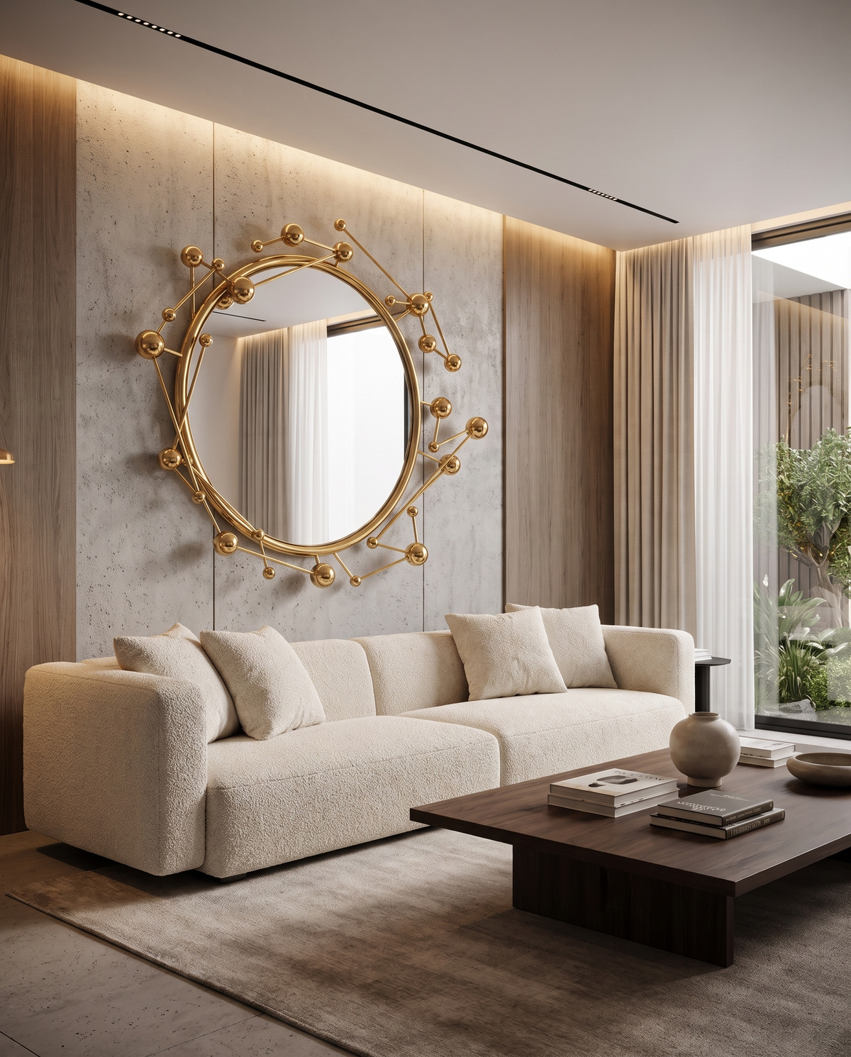 Atomo Flux Contemporary Luxury Mirror