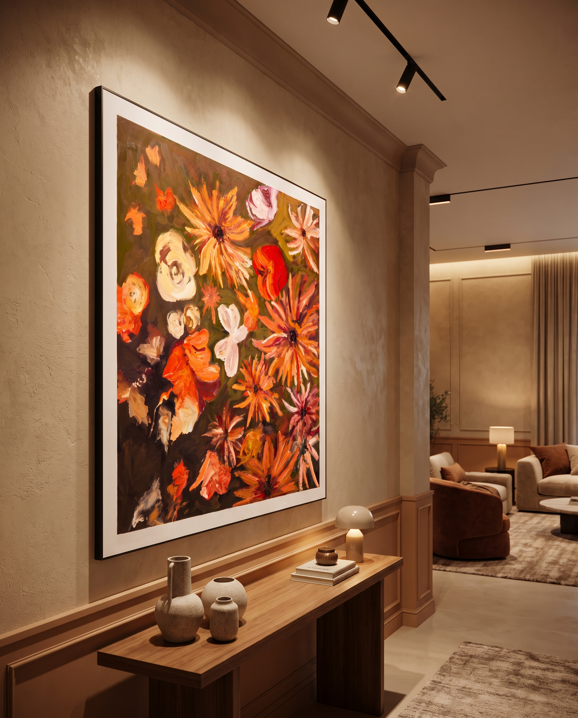 Autumn’s Last Blush - Modern Luxury Wallart
