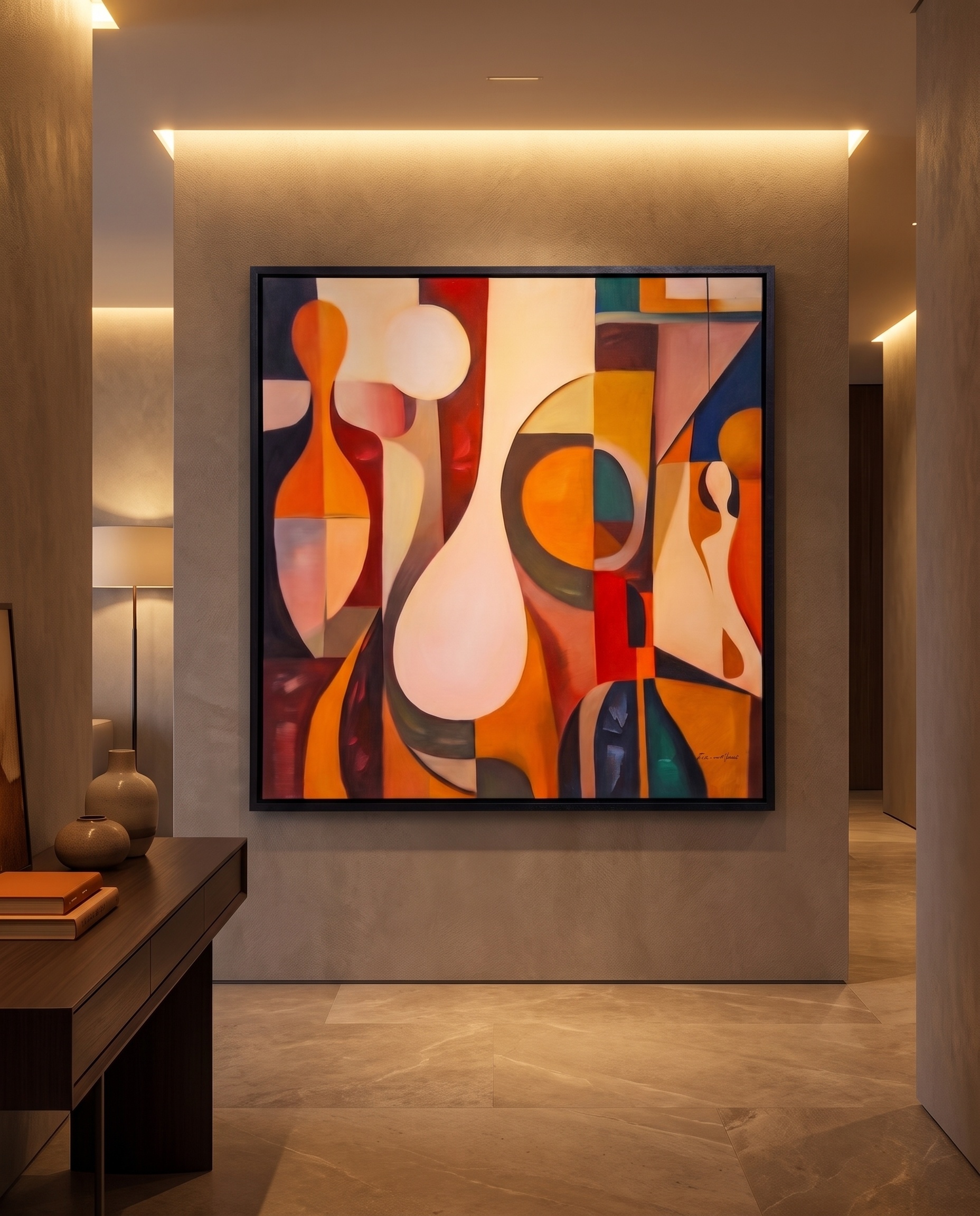 Autumnal Contours - Luxury Modern Wallart
