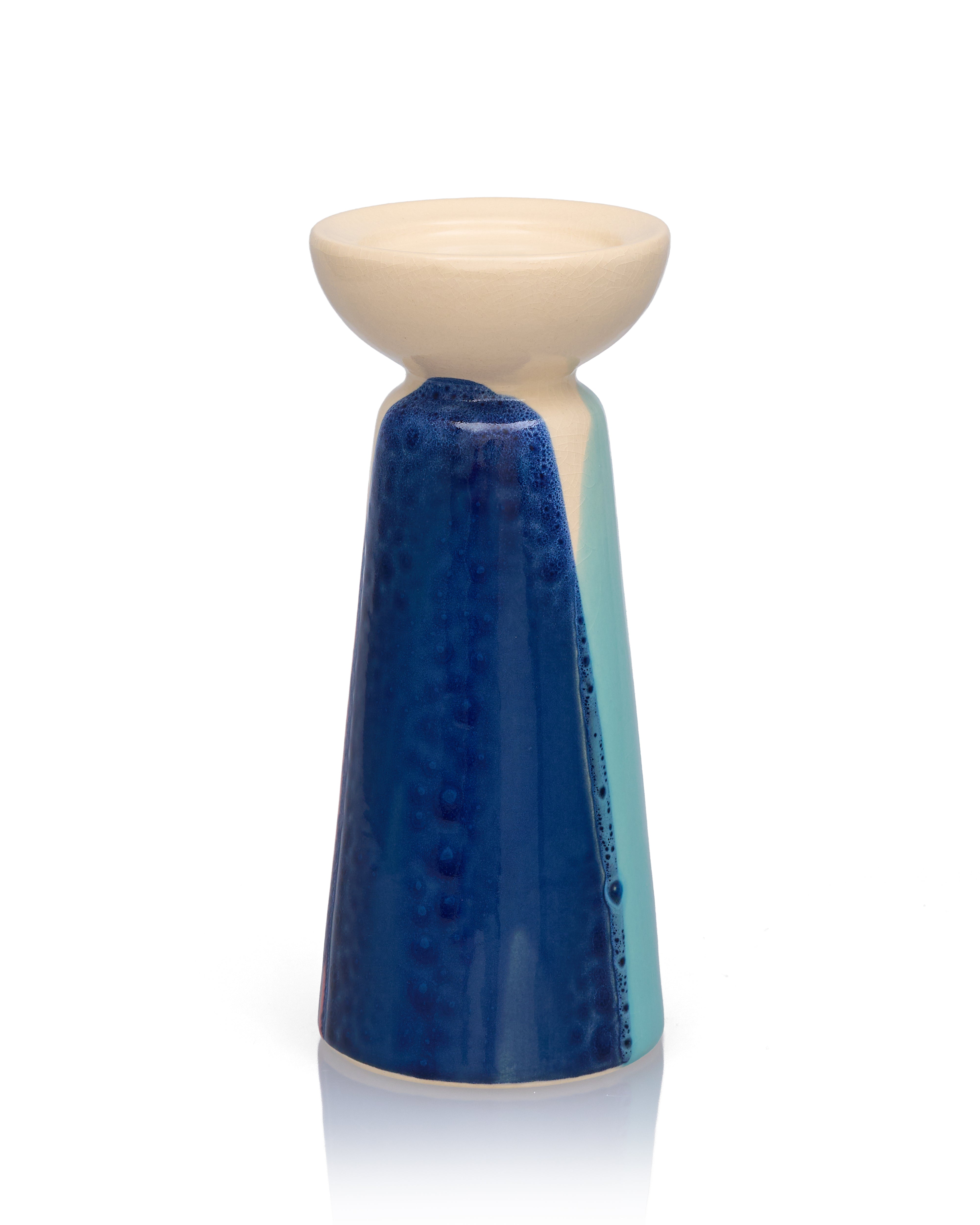 Bisque & Glaze Candle Holders