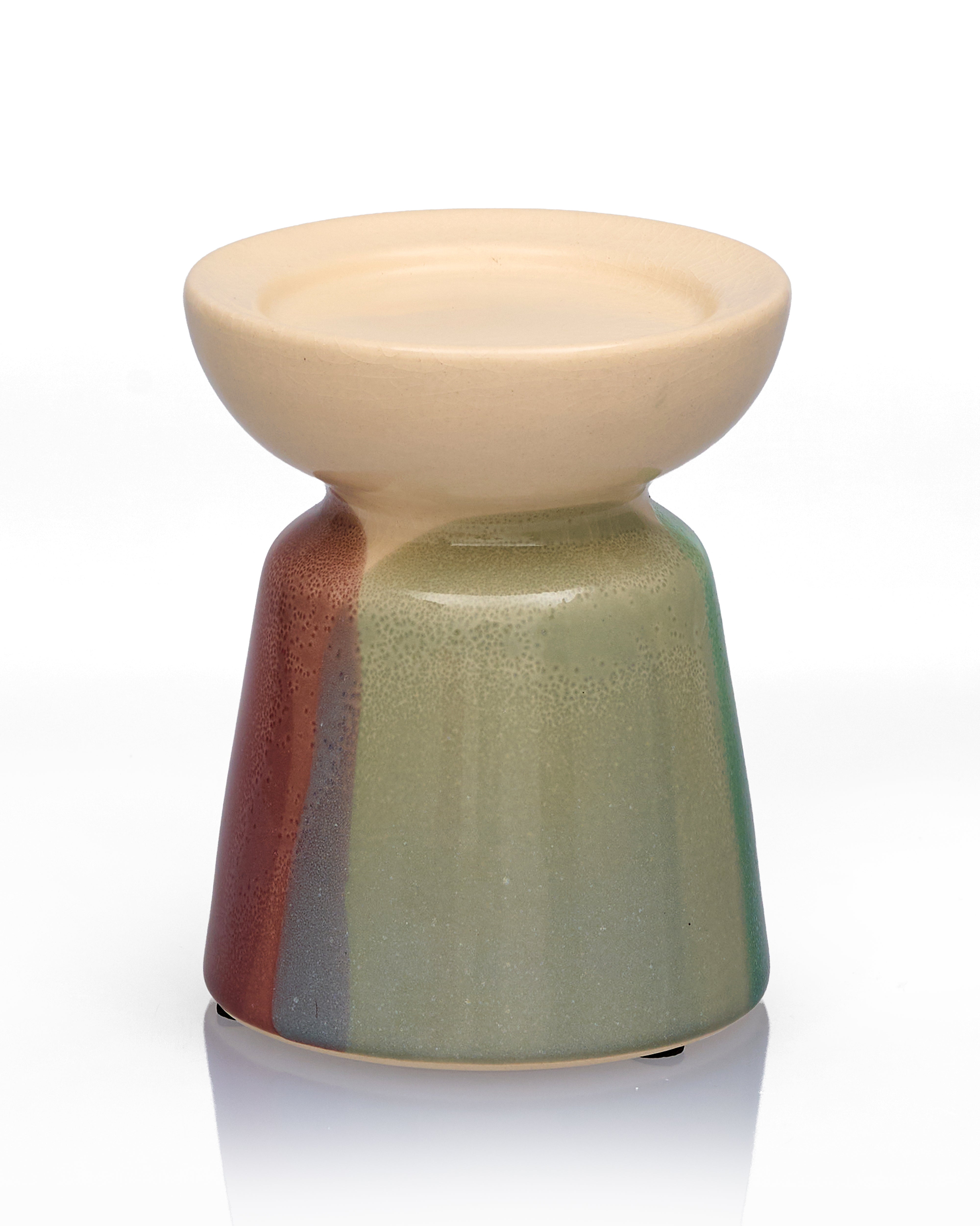 Bisque & Glaze Candle Holders
