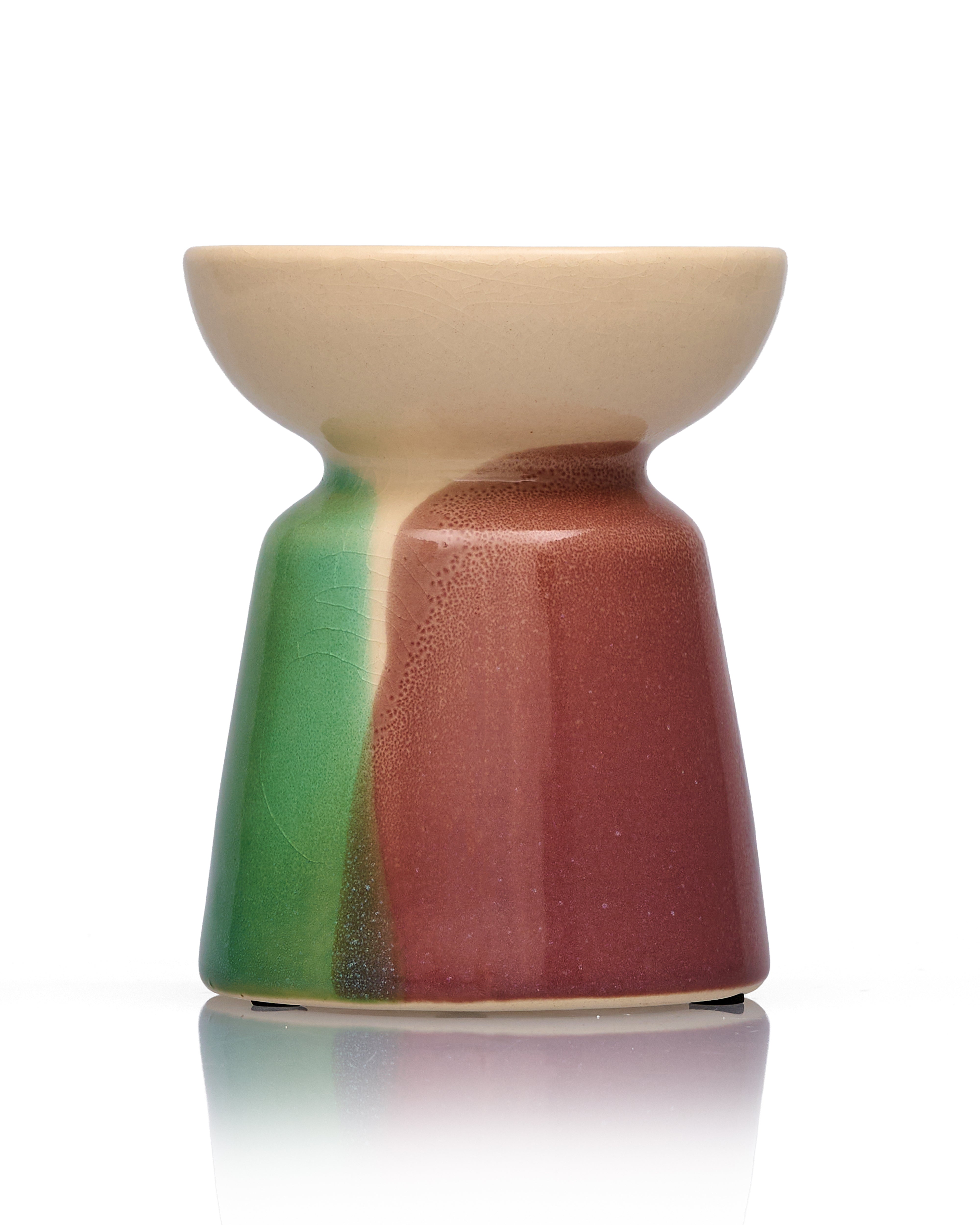 Bisque & Glaze Candle Holders