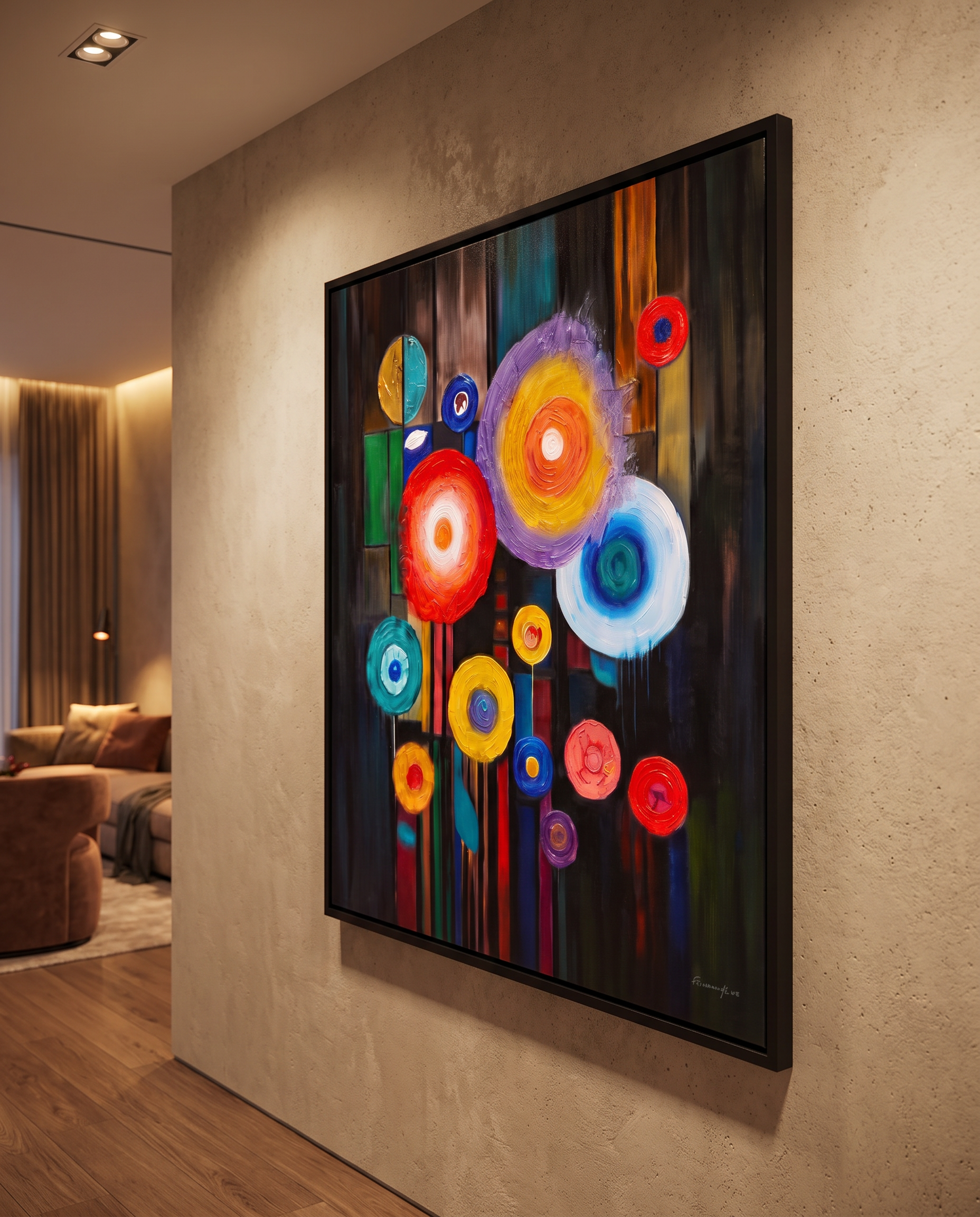 Blooms in the Abyss - Modern Luxury Wallart