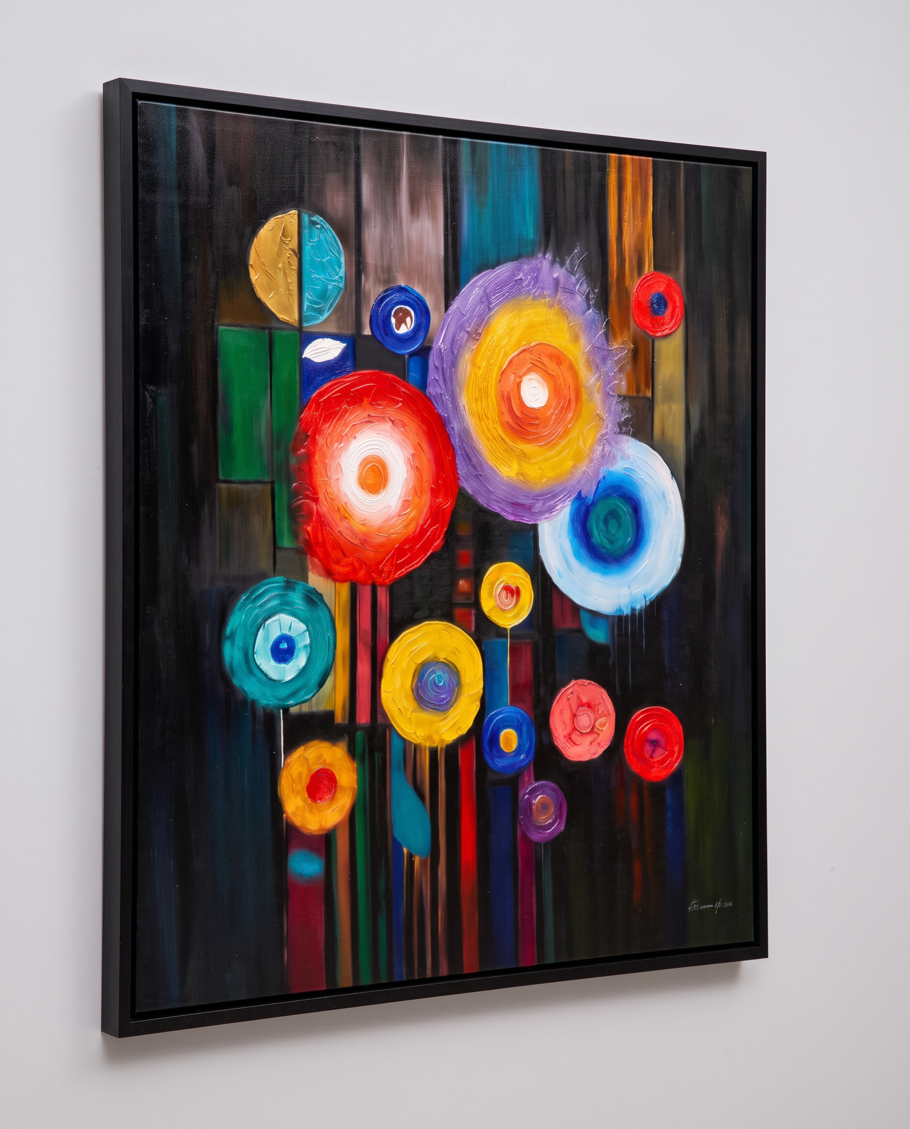 Blooms in the Abyss - Modern Luxury Wallart