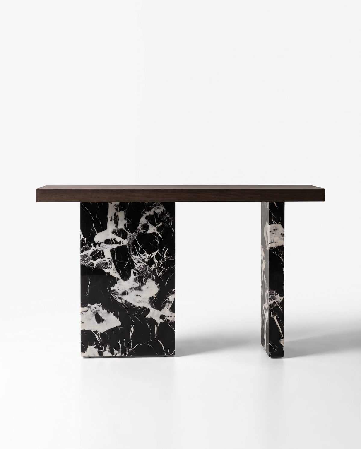 Breccia Noir Marble Console
