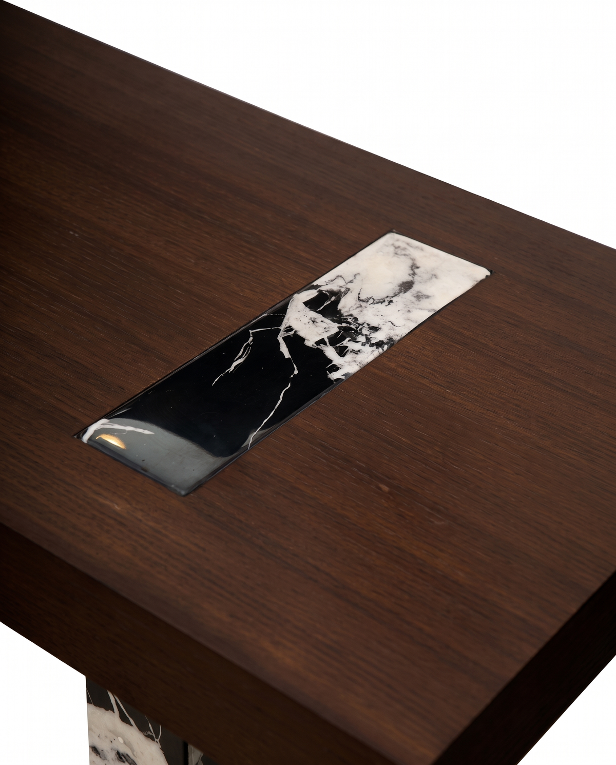 Breccia Noir Marble Console