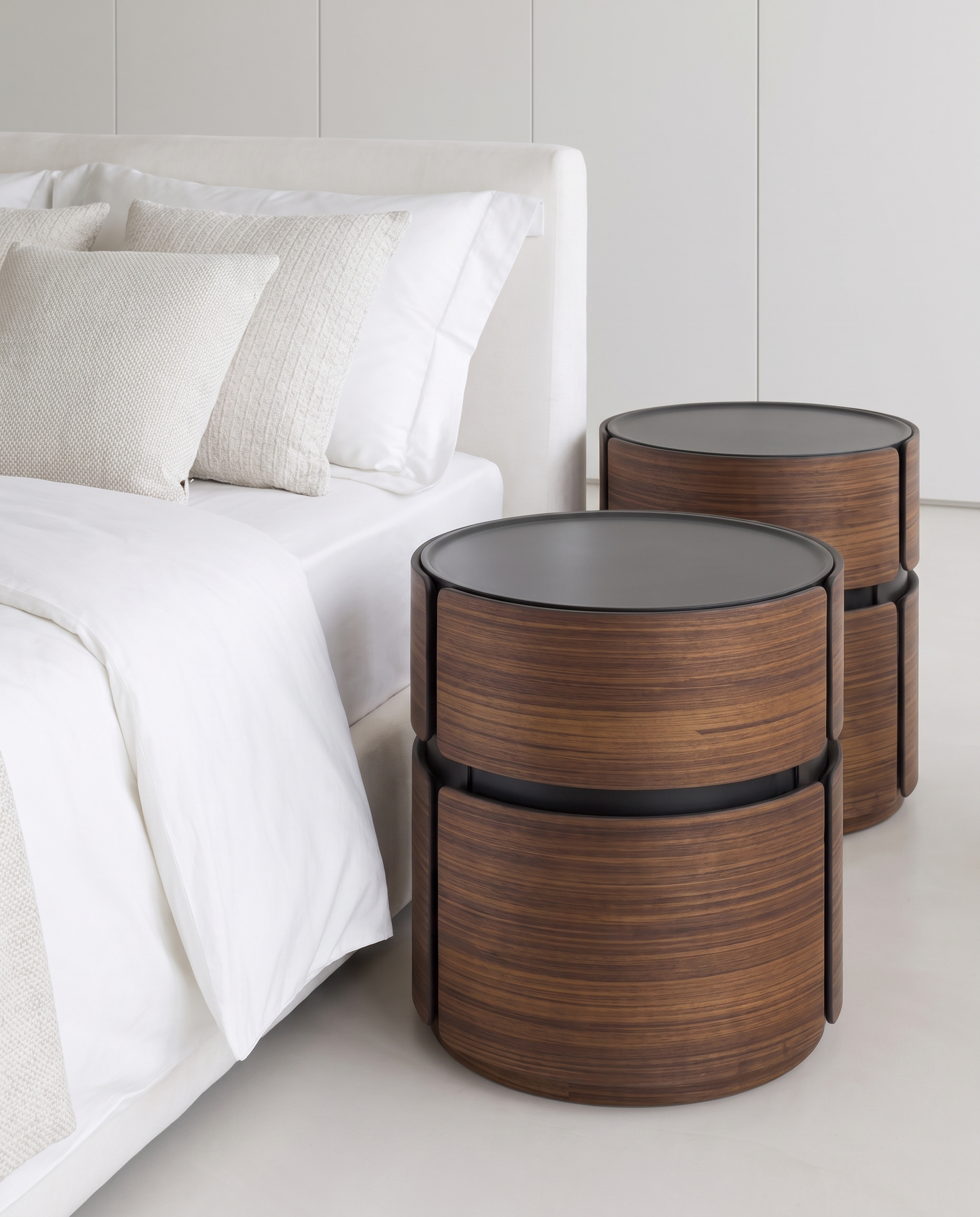 Canaletto Nightstand Bedside Table(Set of 2)