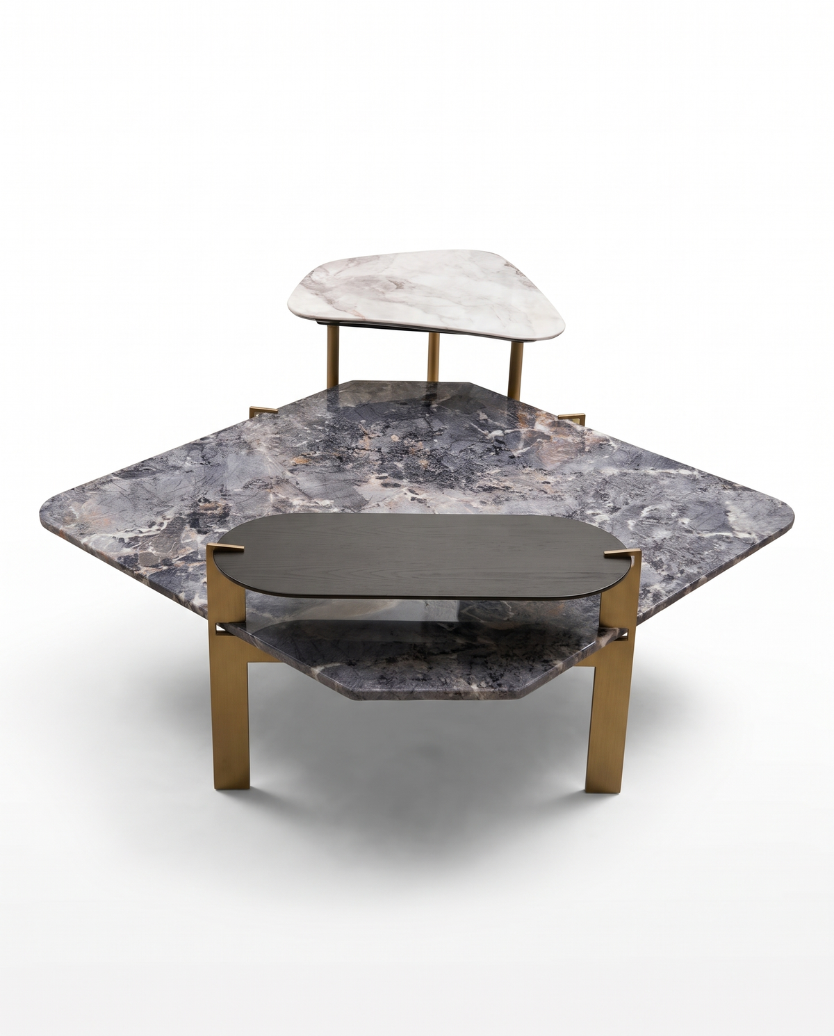 Carrara Grid Nesting Coffee Table