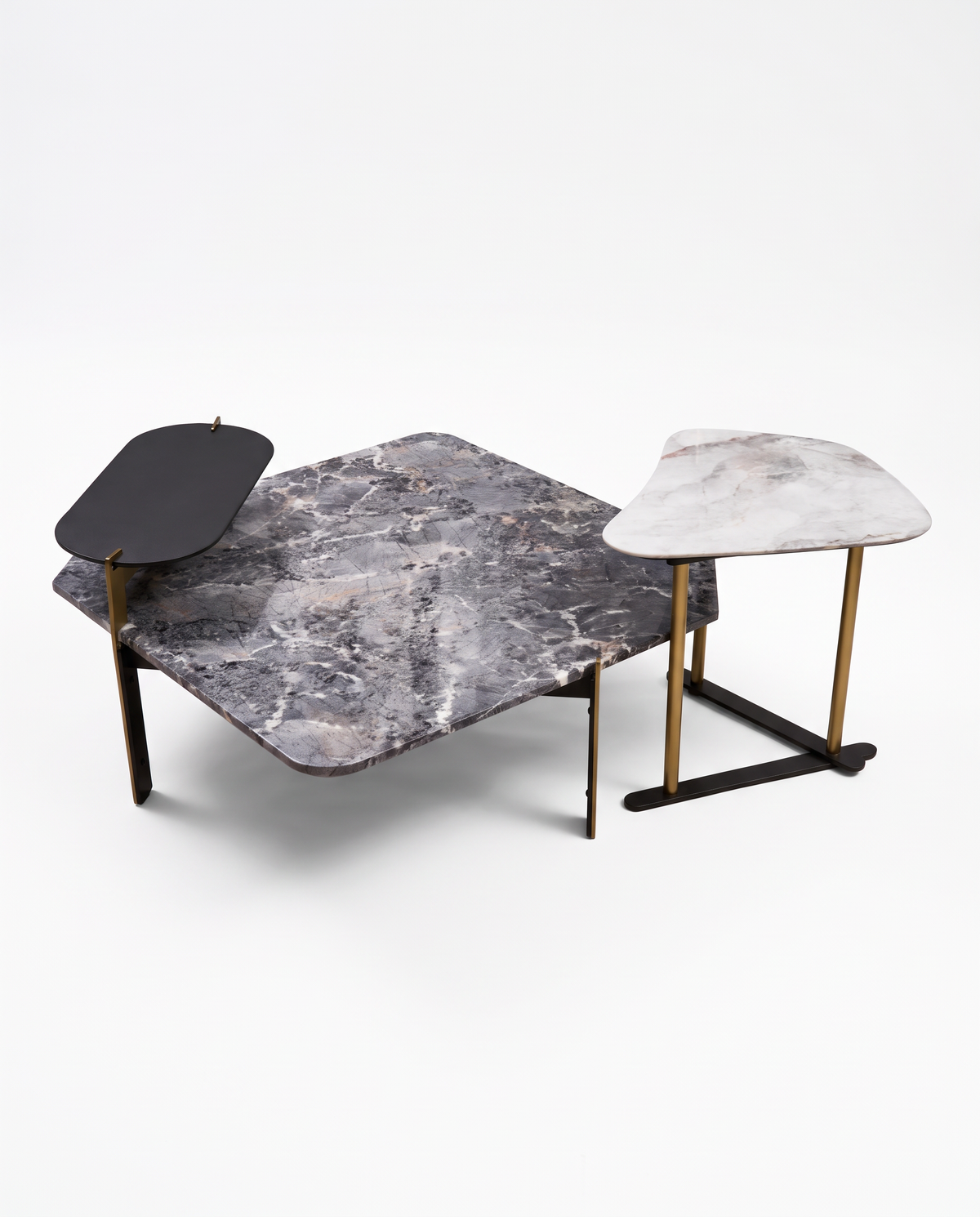 Carrara Grid Nesting Coffee Table