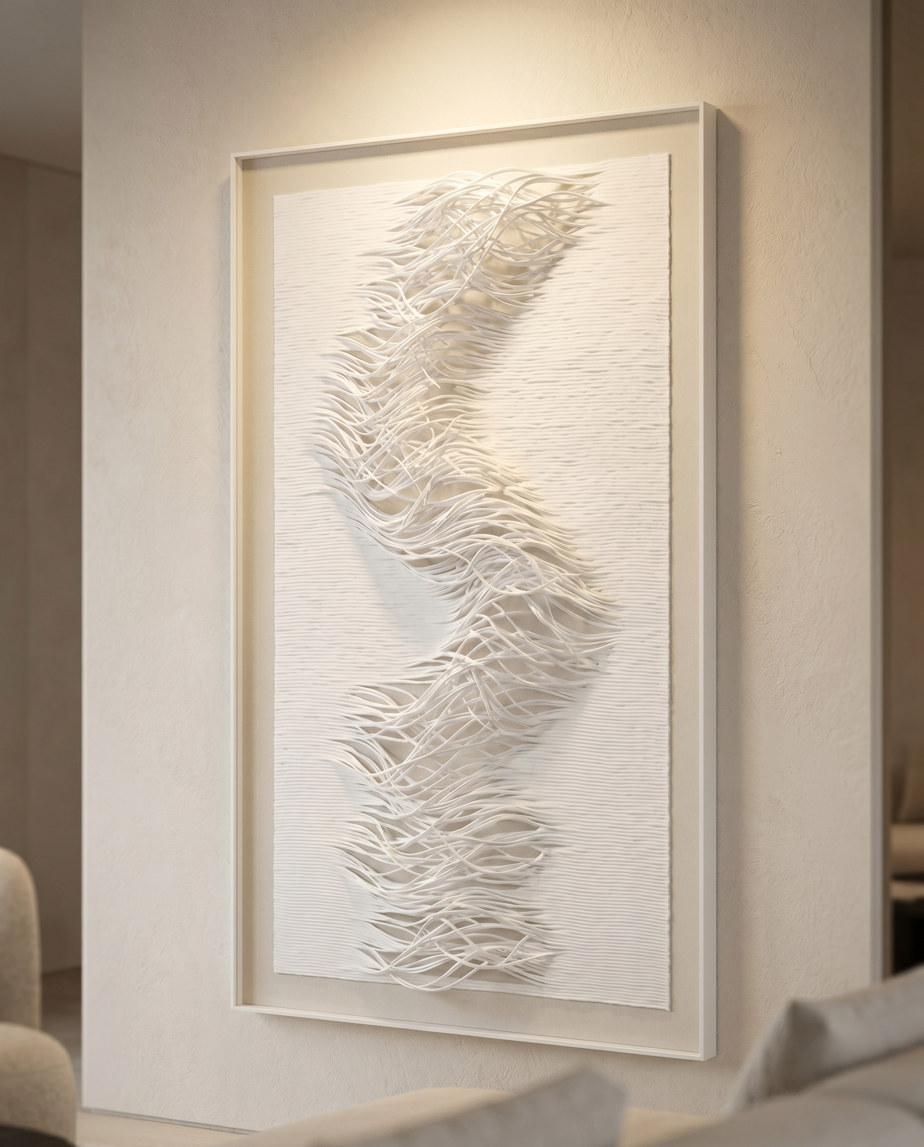Cascading Harmony - Modern Luxury Wallart
