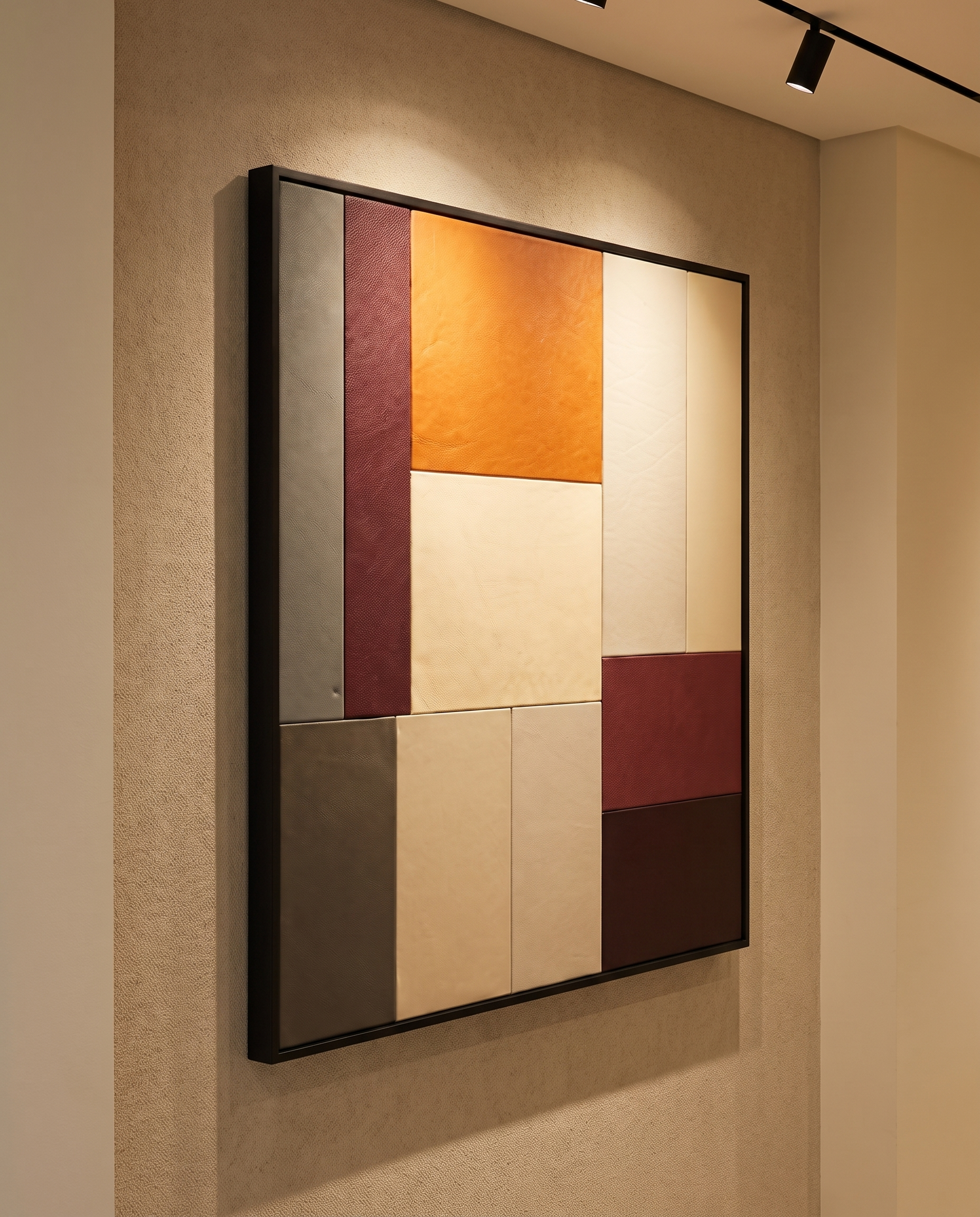 Clay & Canopy - Modern Leather Luxury Wallart