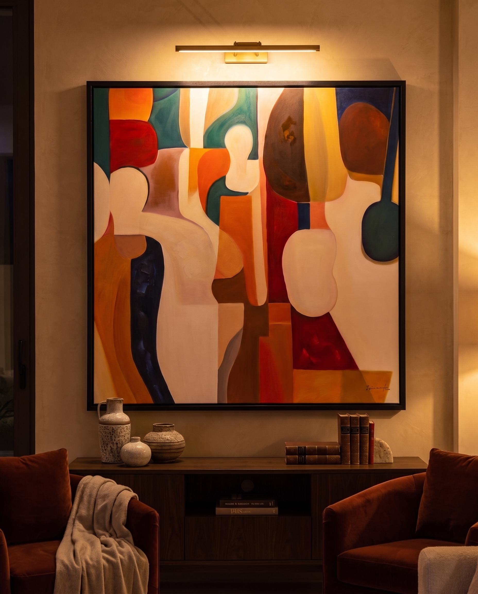 Contoured Perspectives - Luxury Modern Wallart
