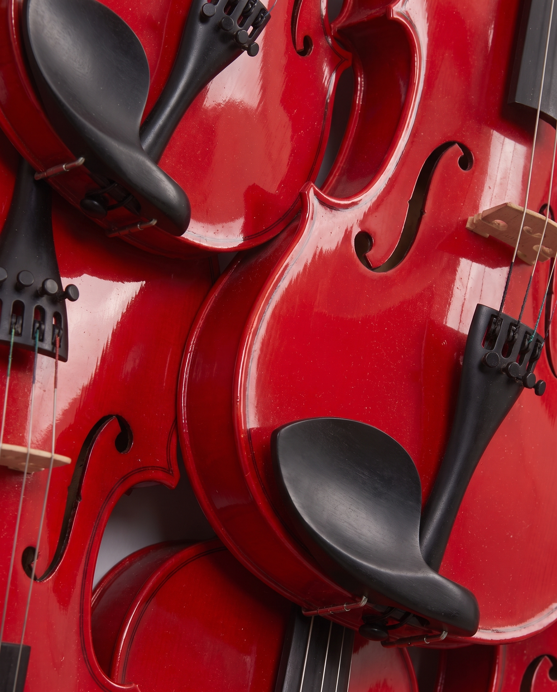 Crimson Symphony - Violin Wallart