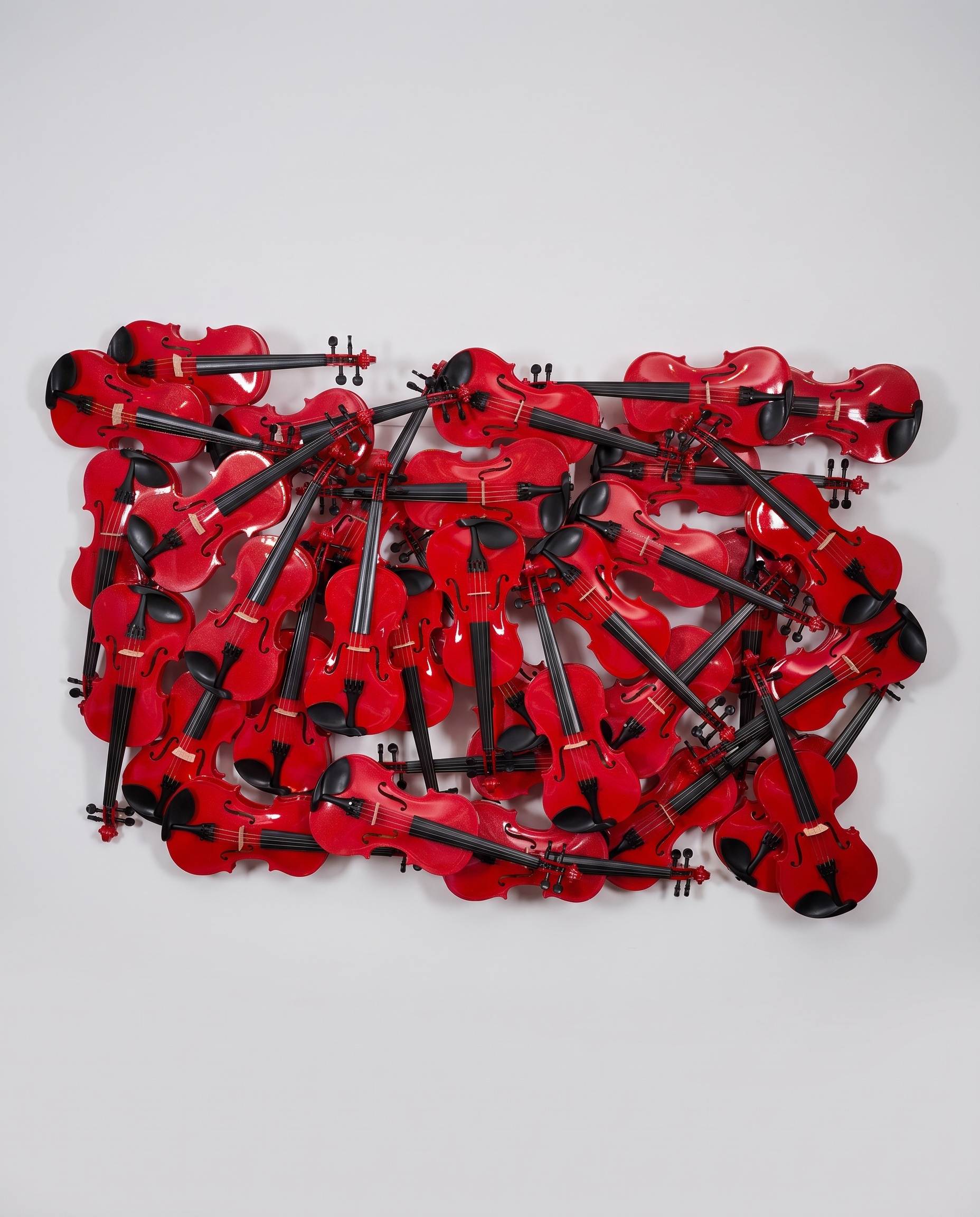 Crimson Symphony - Violin Wallart