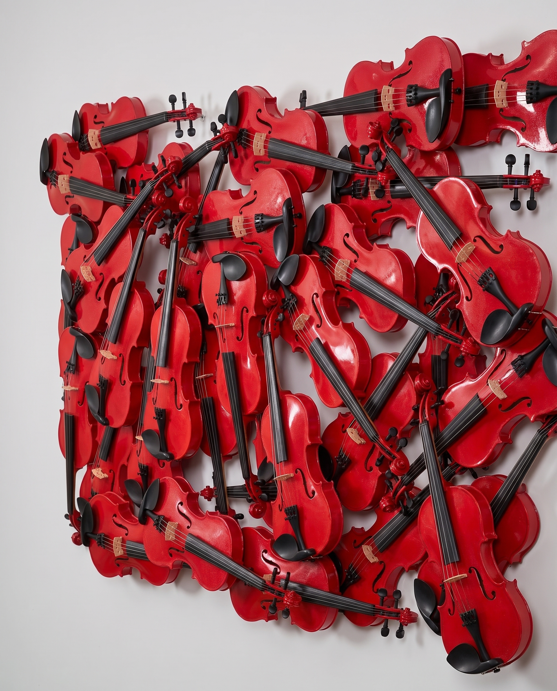 Crimson Symphony - Violin Wallart