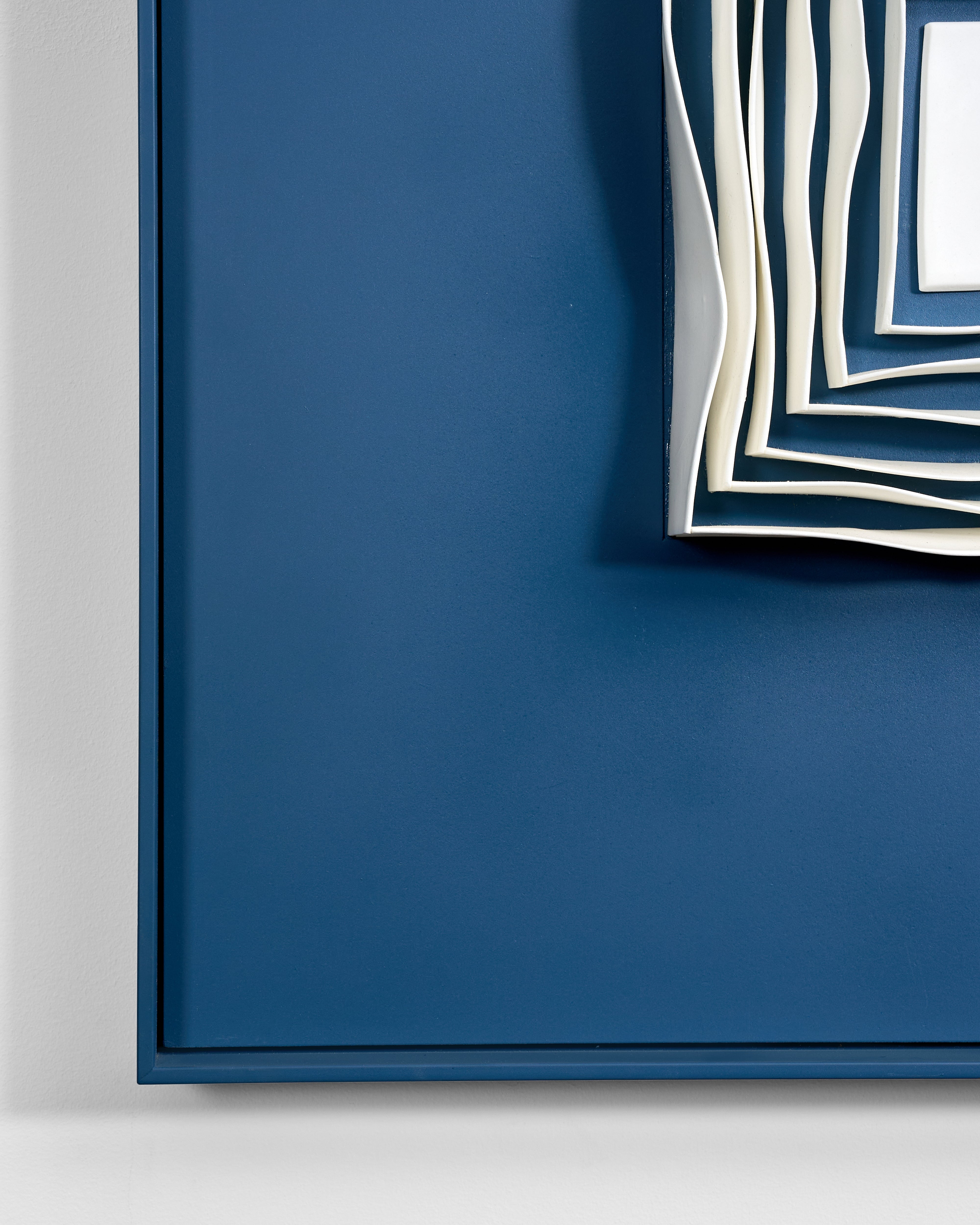 Rego Blue Recta Swirl Wallart