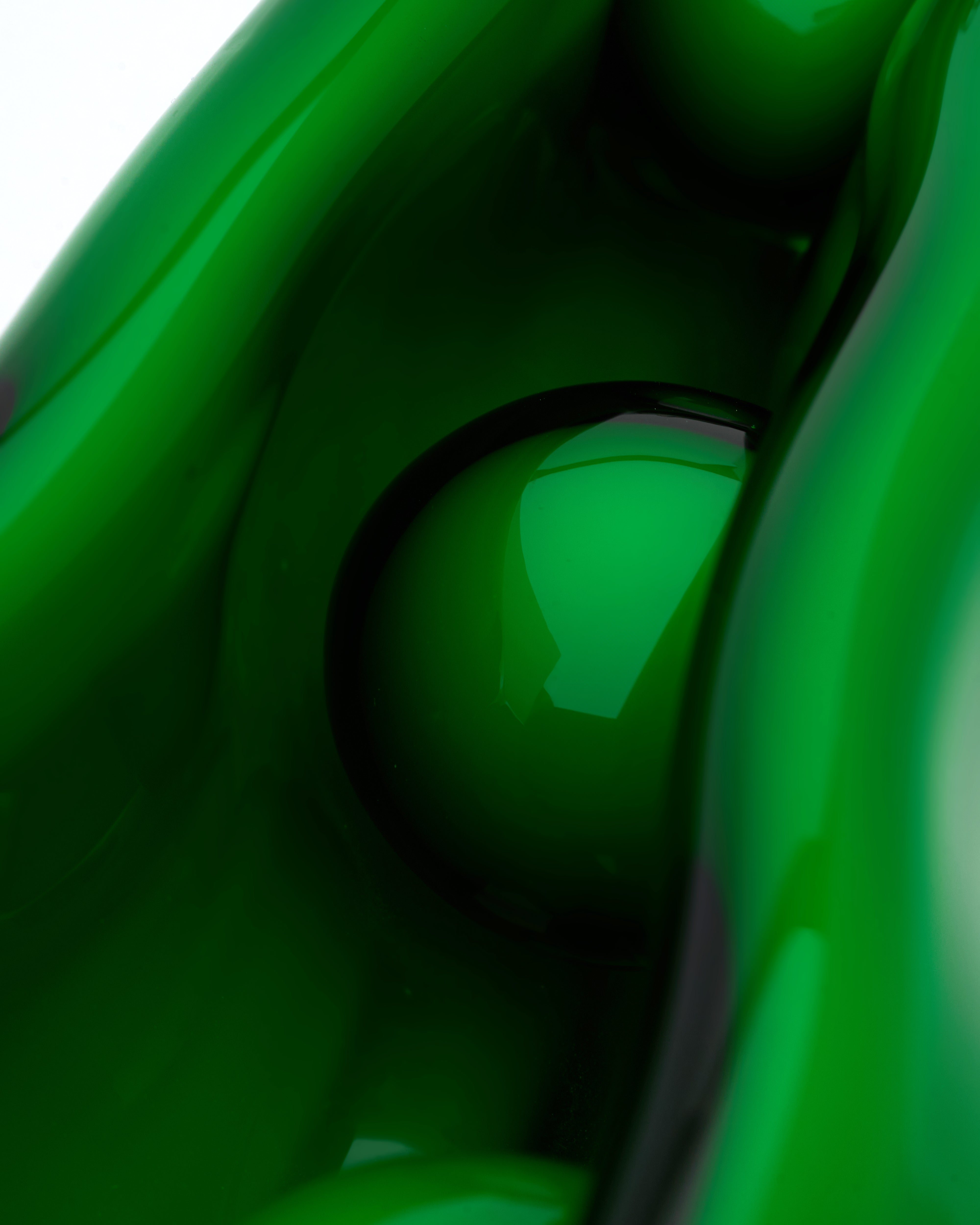 Giant Greenpea Crystal Glass Decor