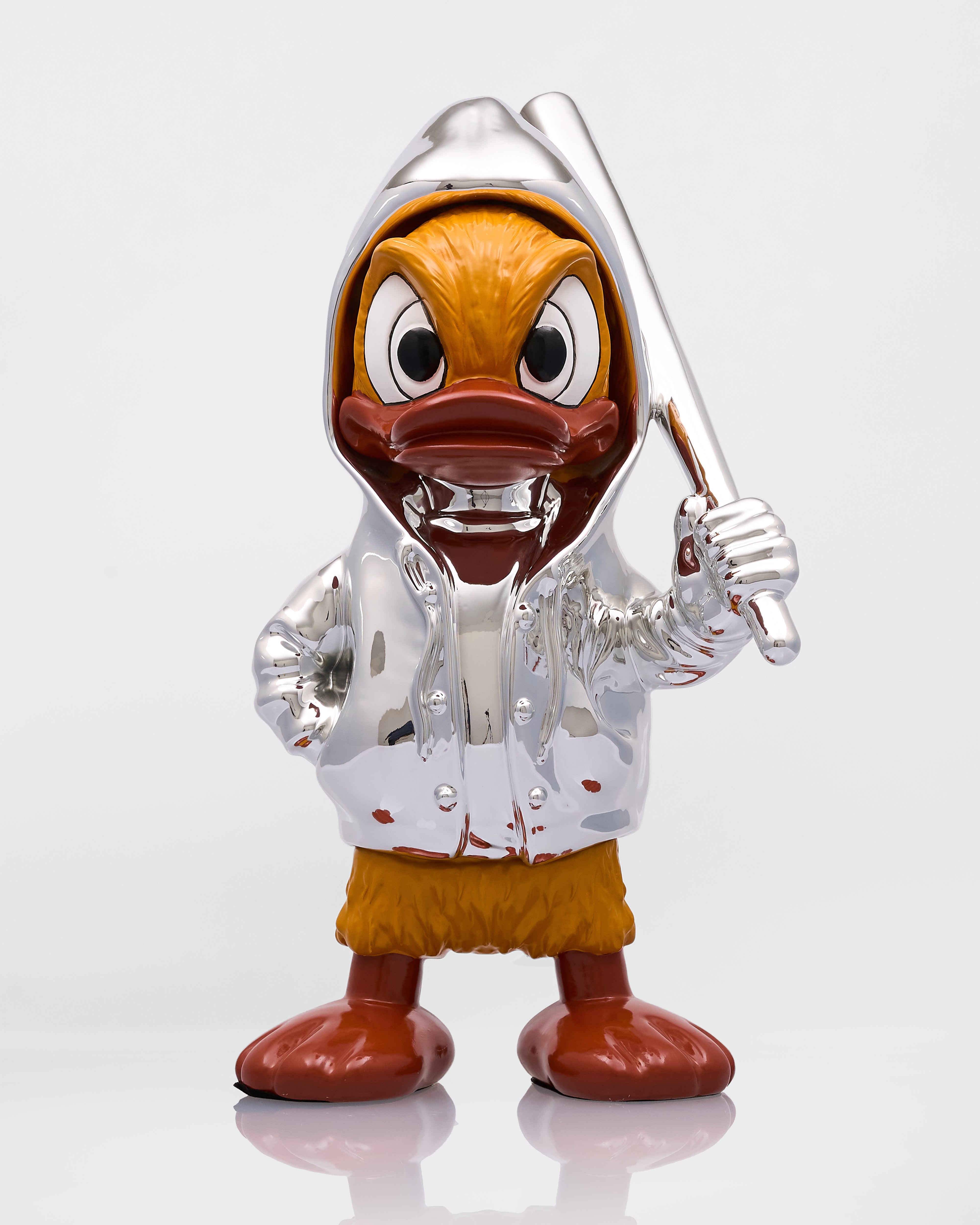 Urban Icon Hoodie Figurine - Silver