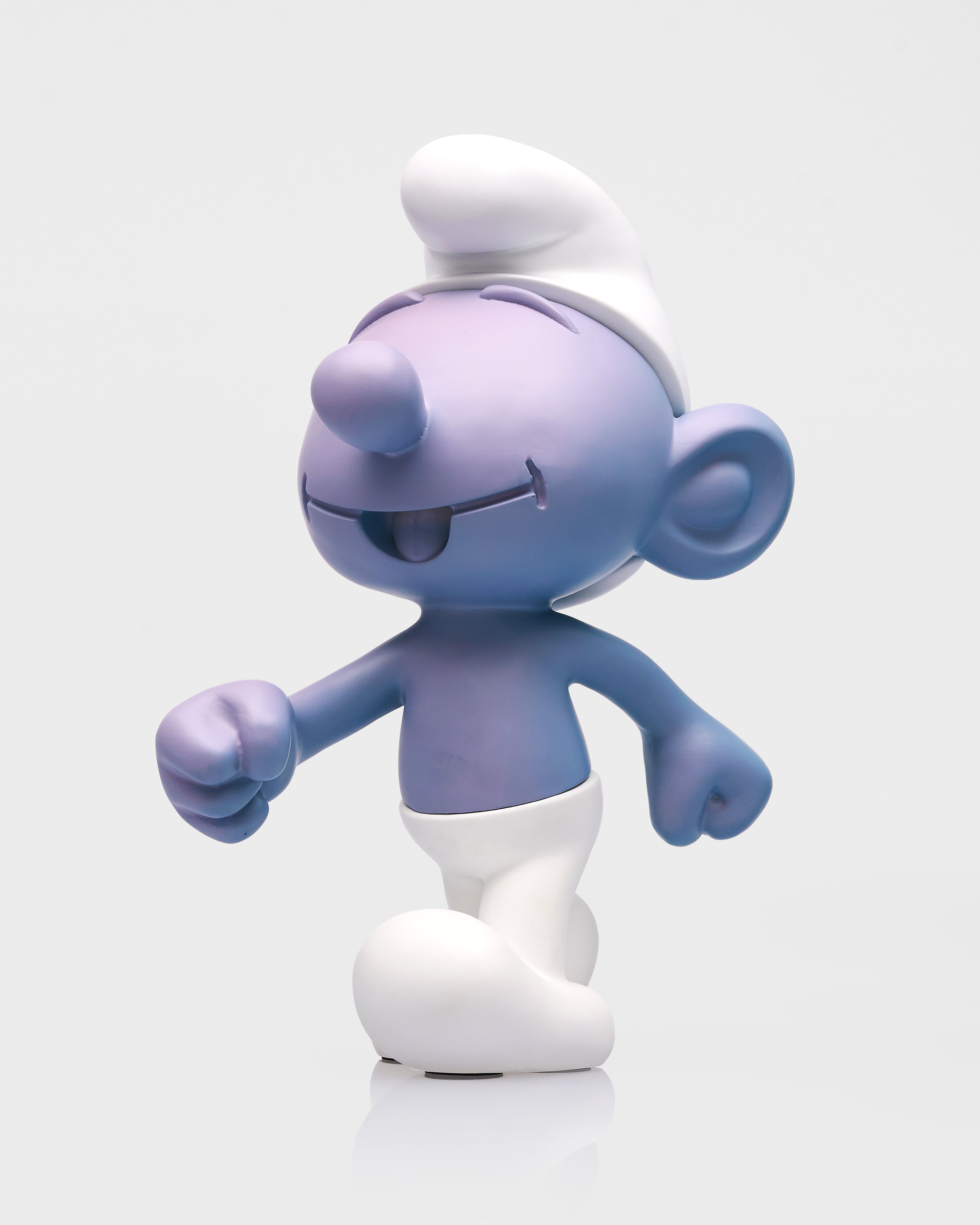 Smirf Character Resin Figurine - Violet & White