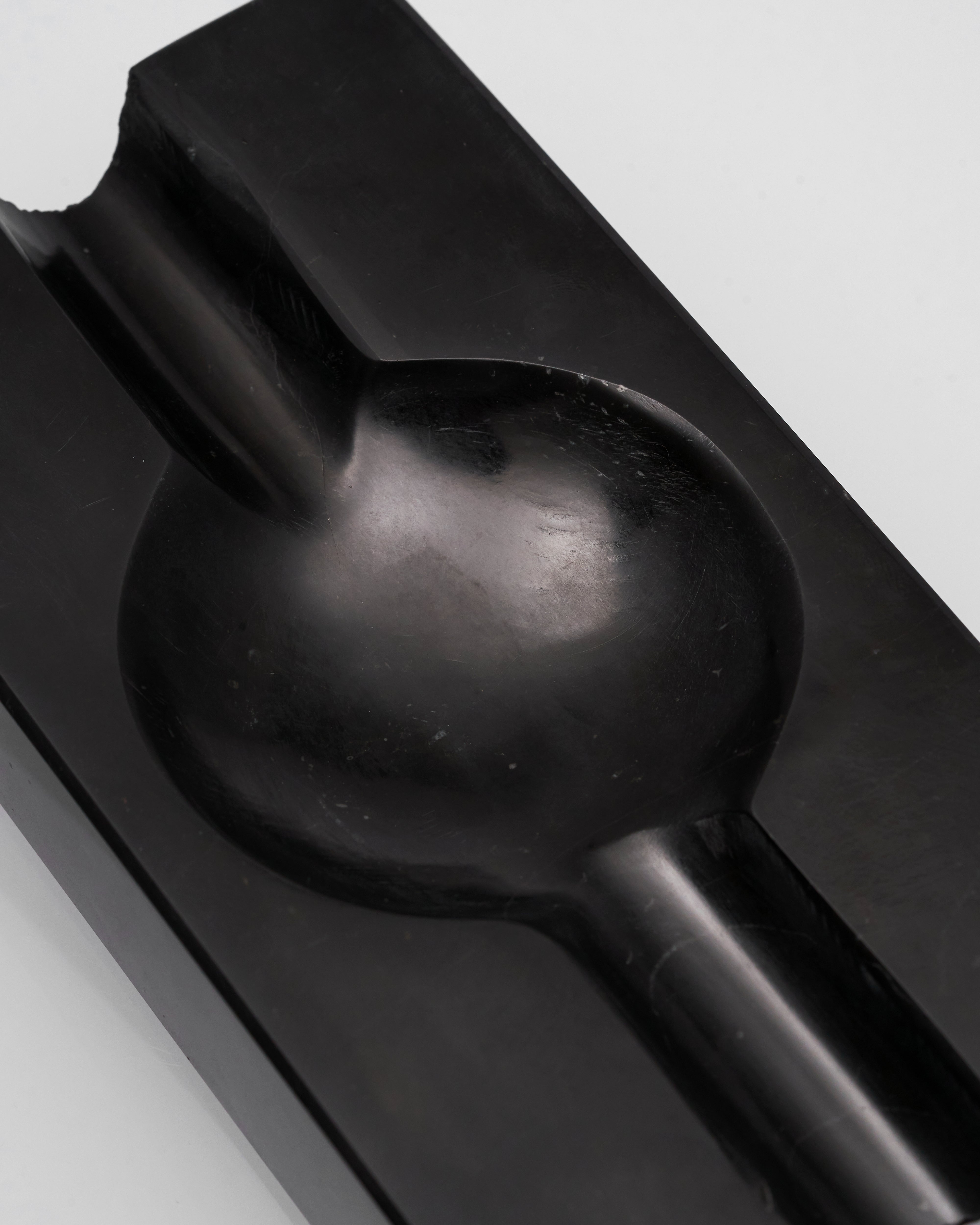 Oak Rectangular Marble Ashtray