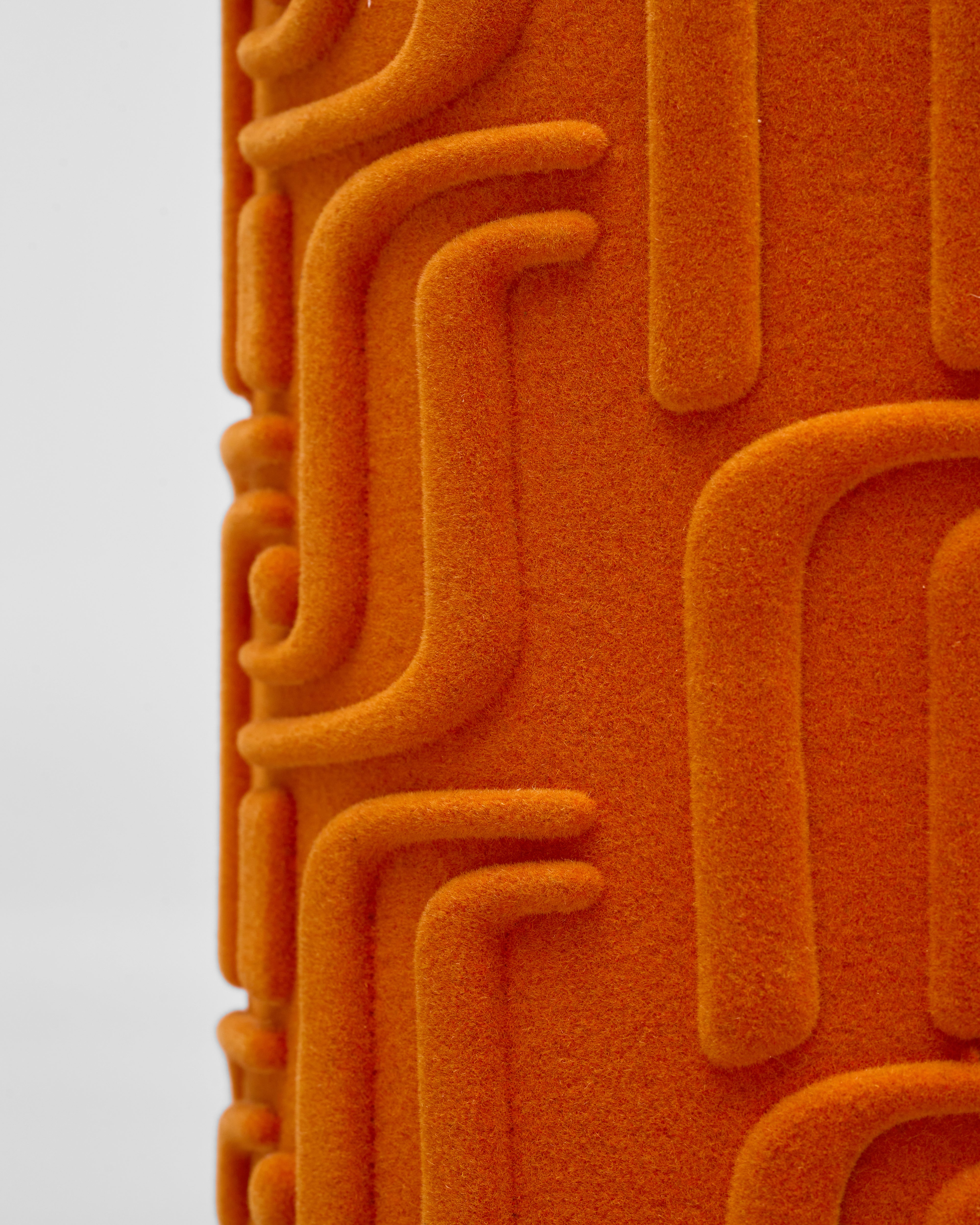 Lumea Orange Jar Decor