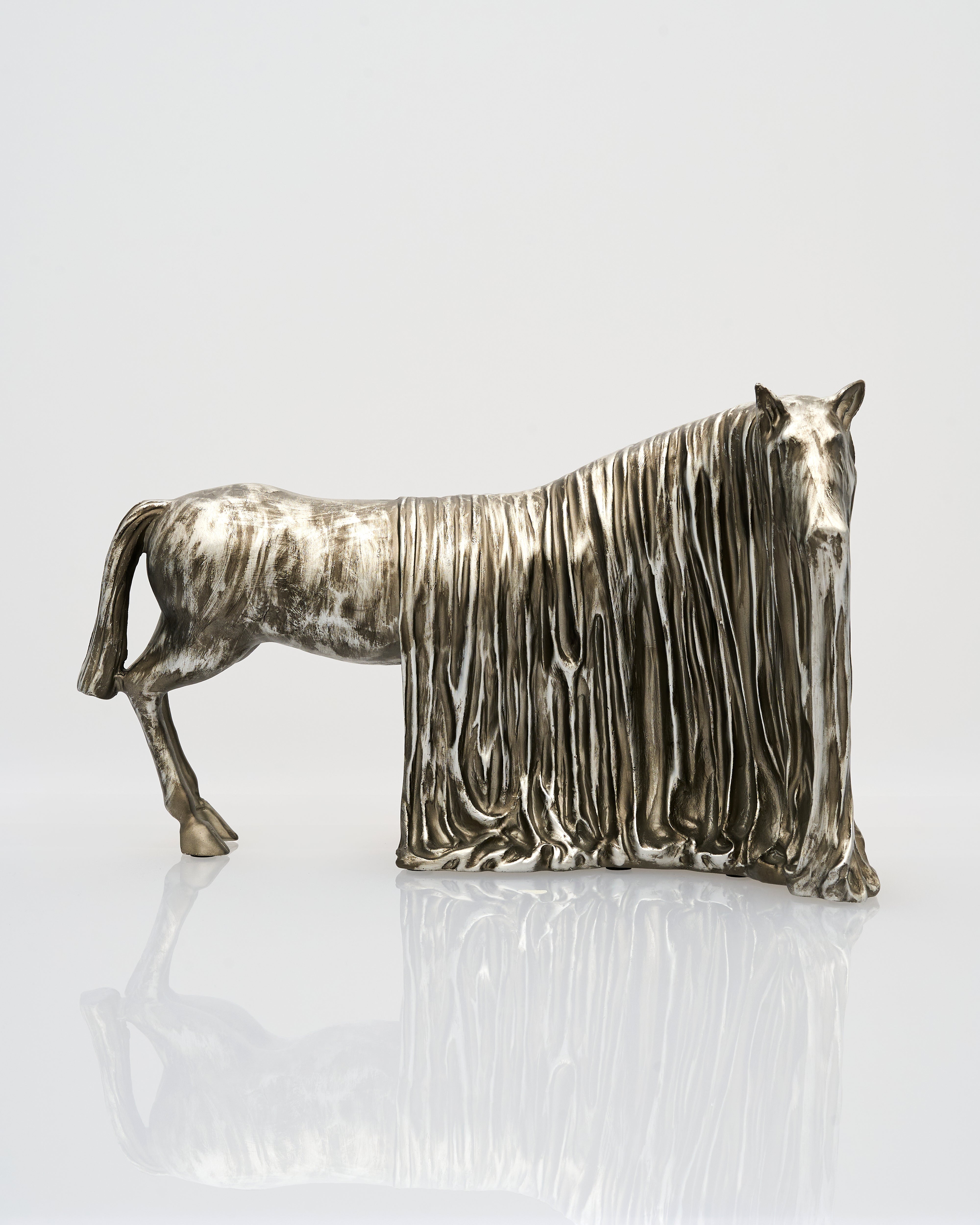 Textured Metalic Animal Sculpture