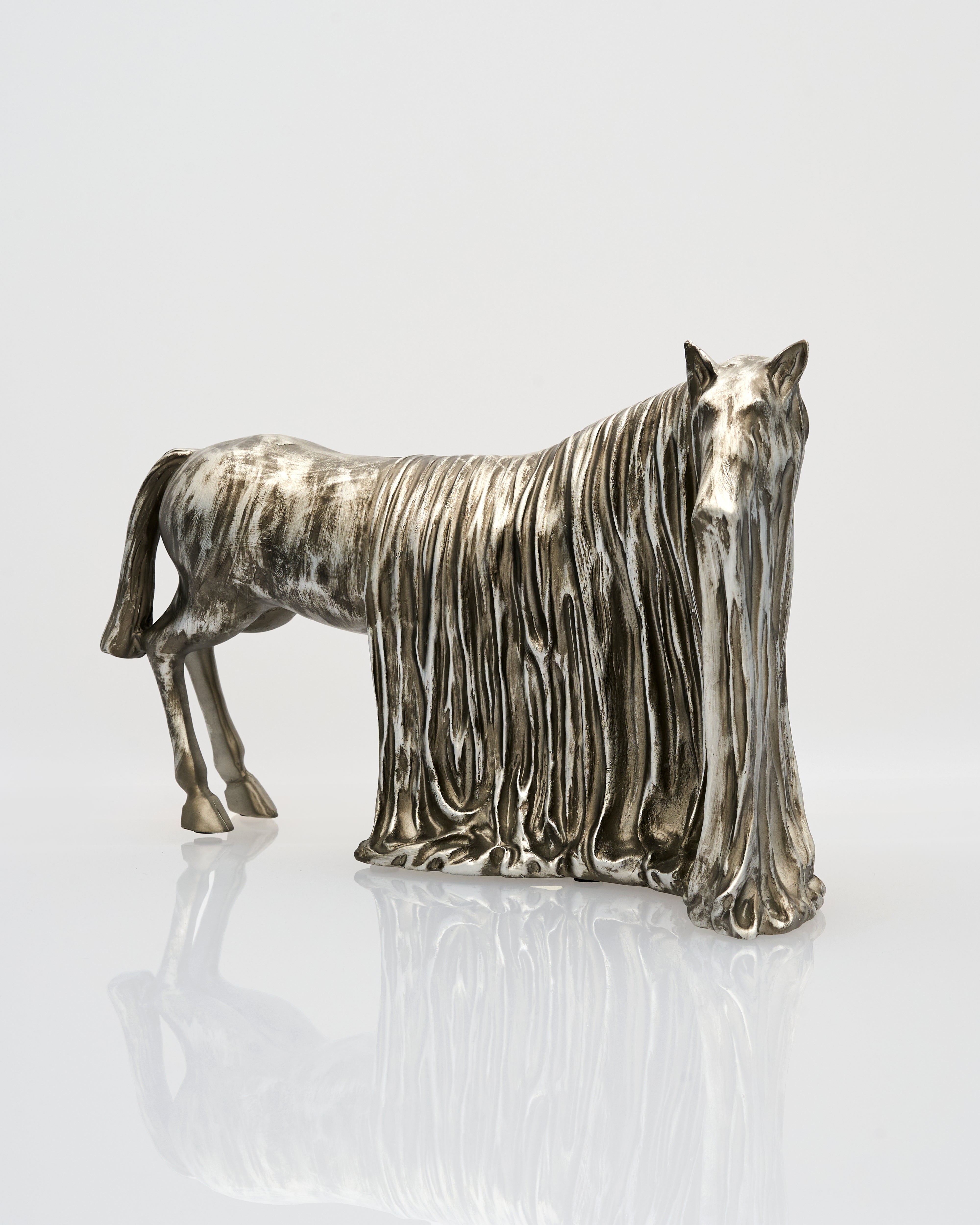 Textured Metalic Animal Sculpture