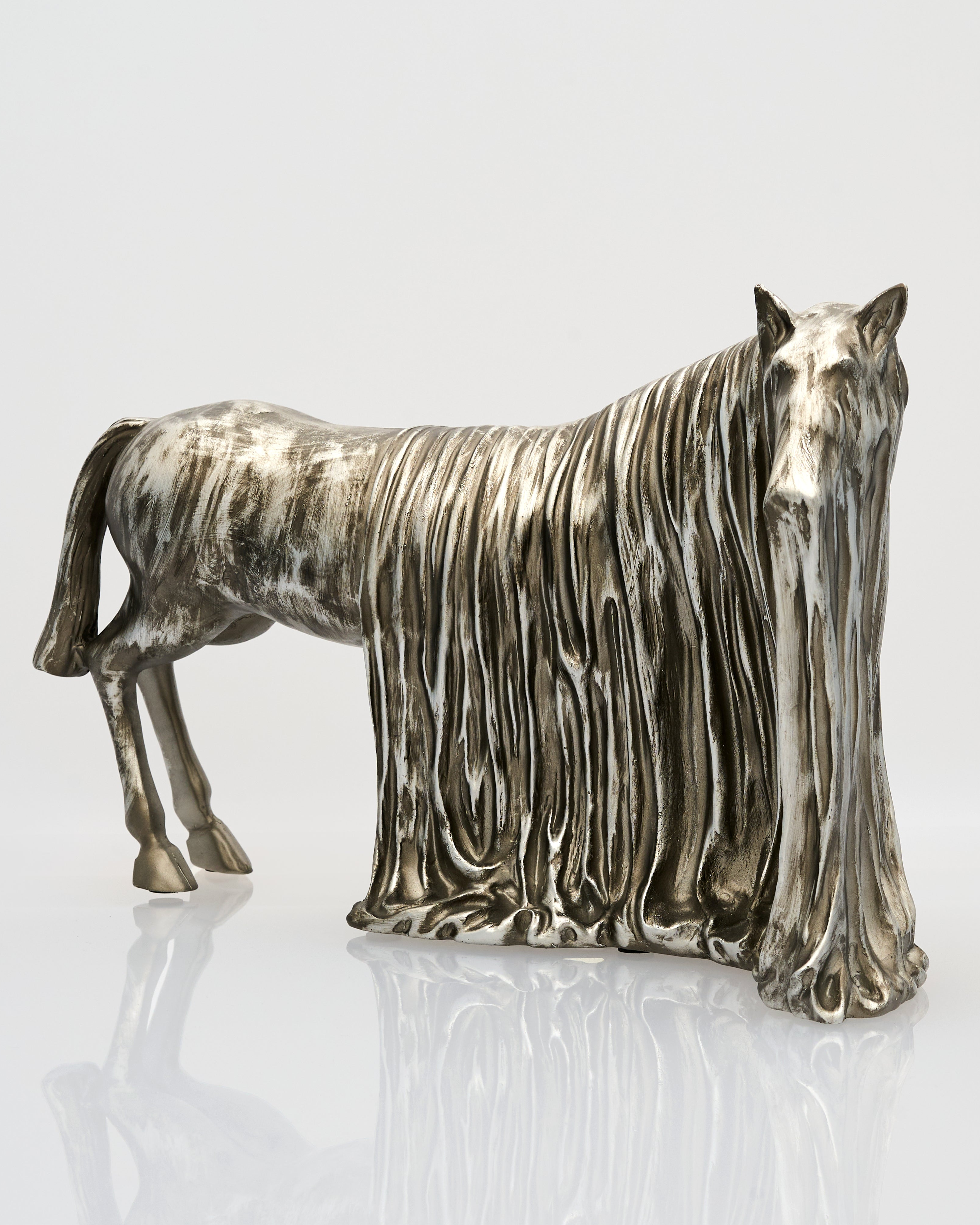 Textured Metalic Animal Sculpture