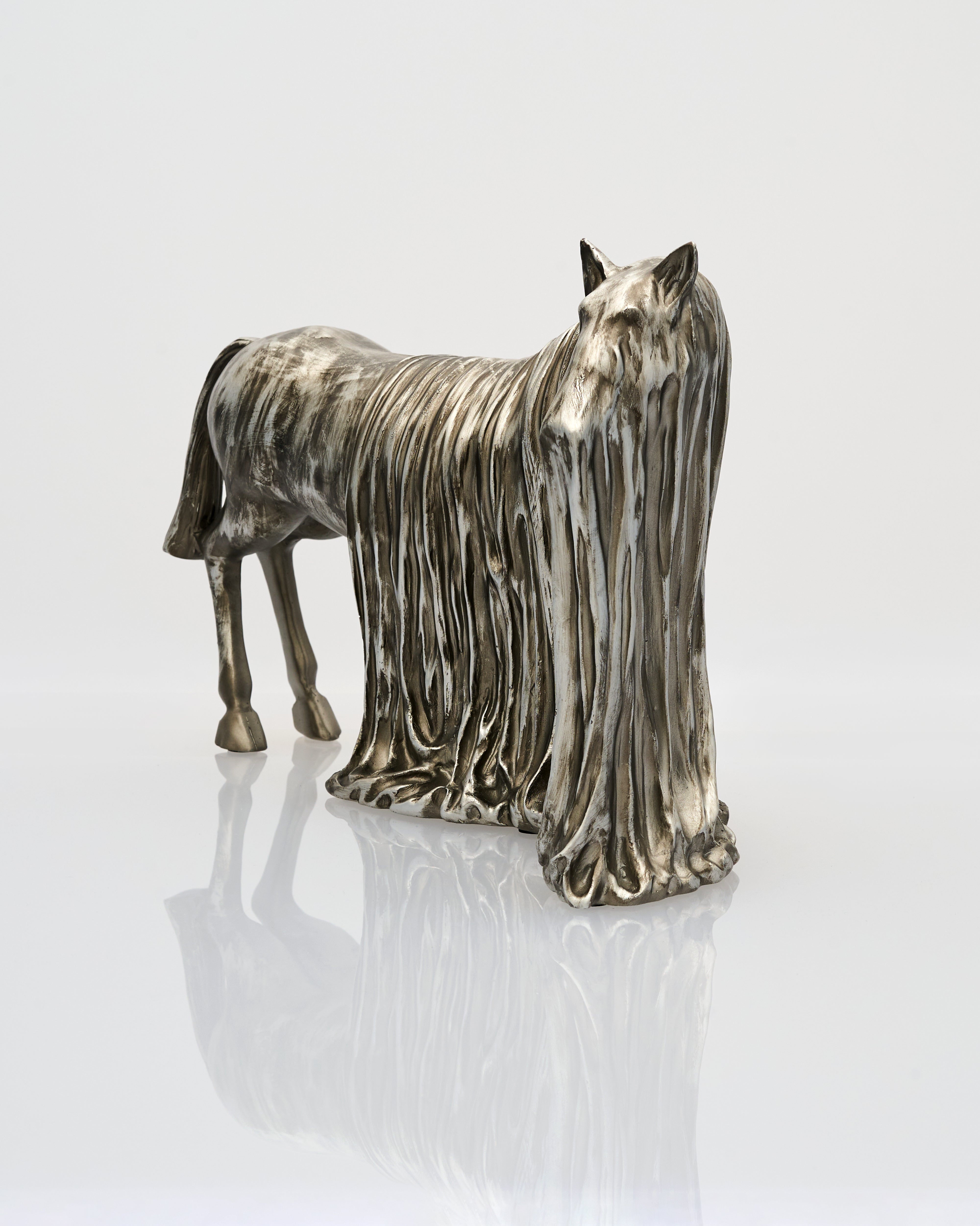 Textured Metalic Animal Sculpture