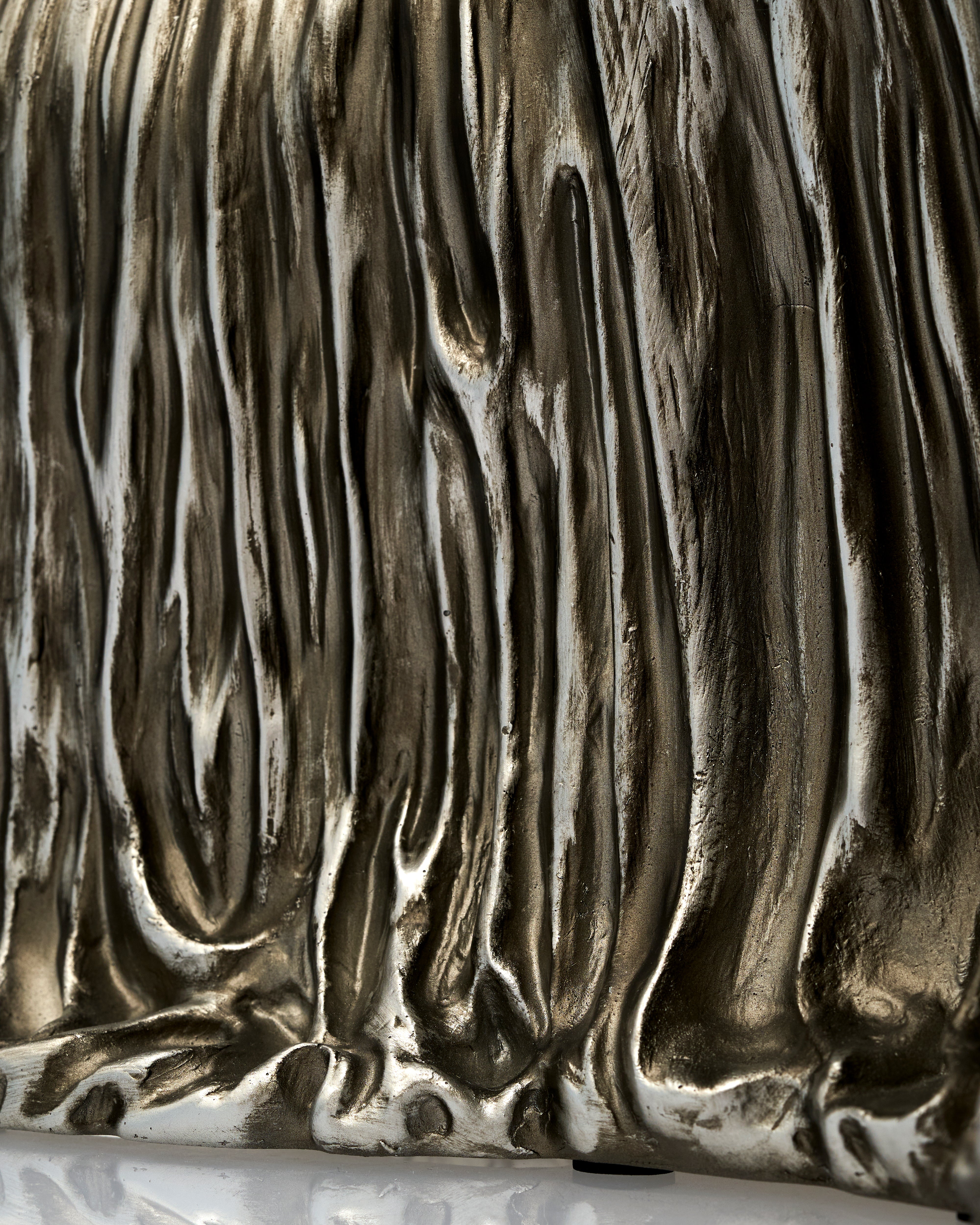 Textured Metalic Animal Sculpture