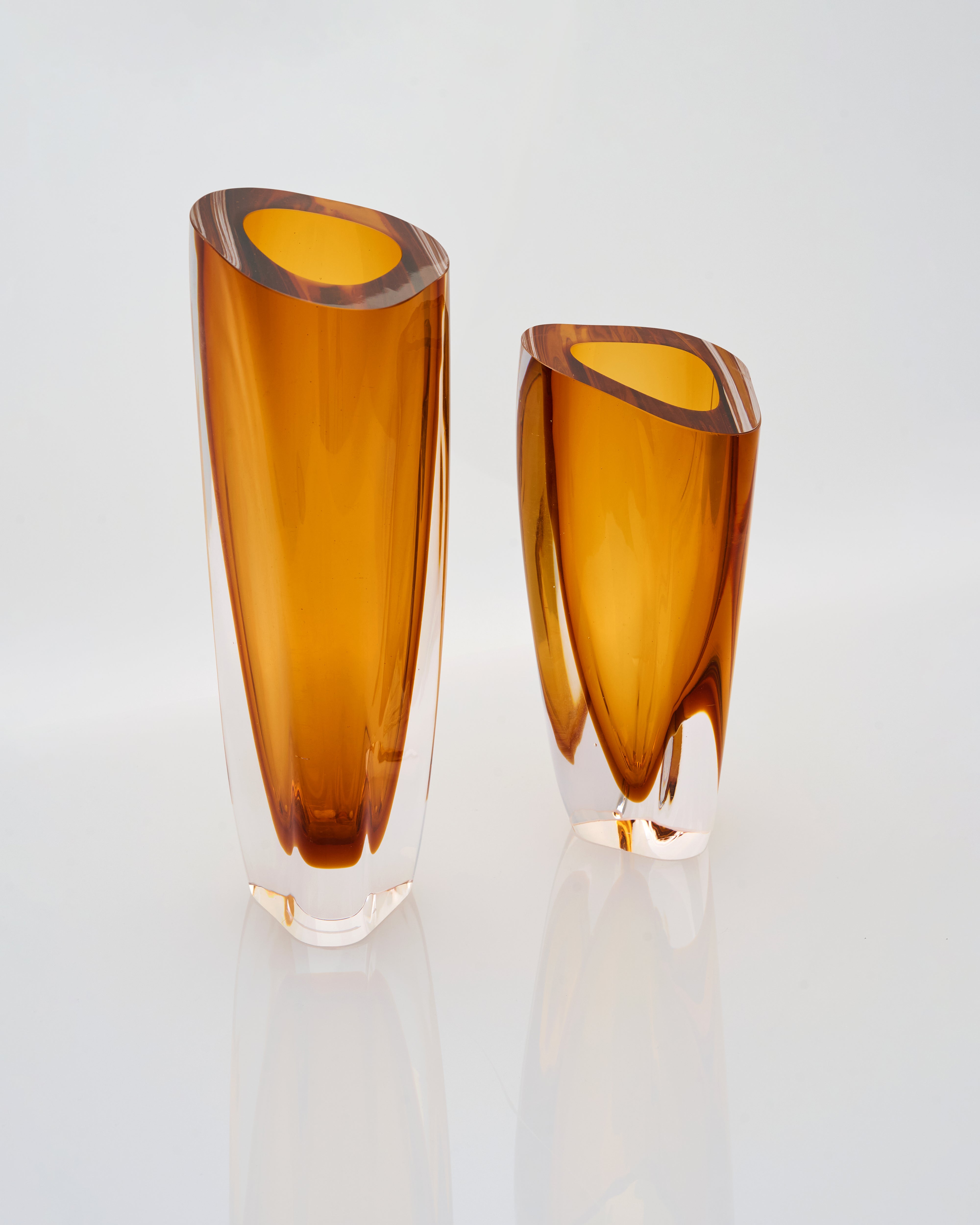 Amber Cone Vase