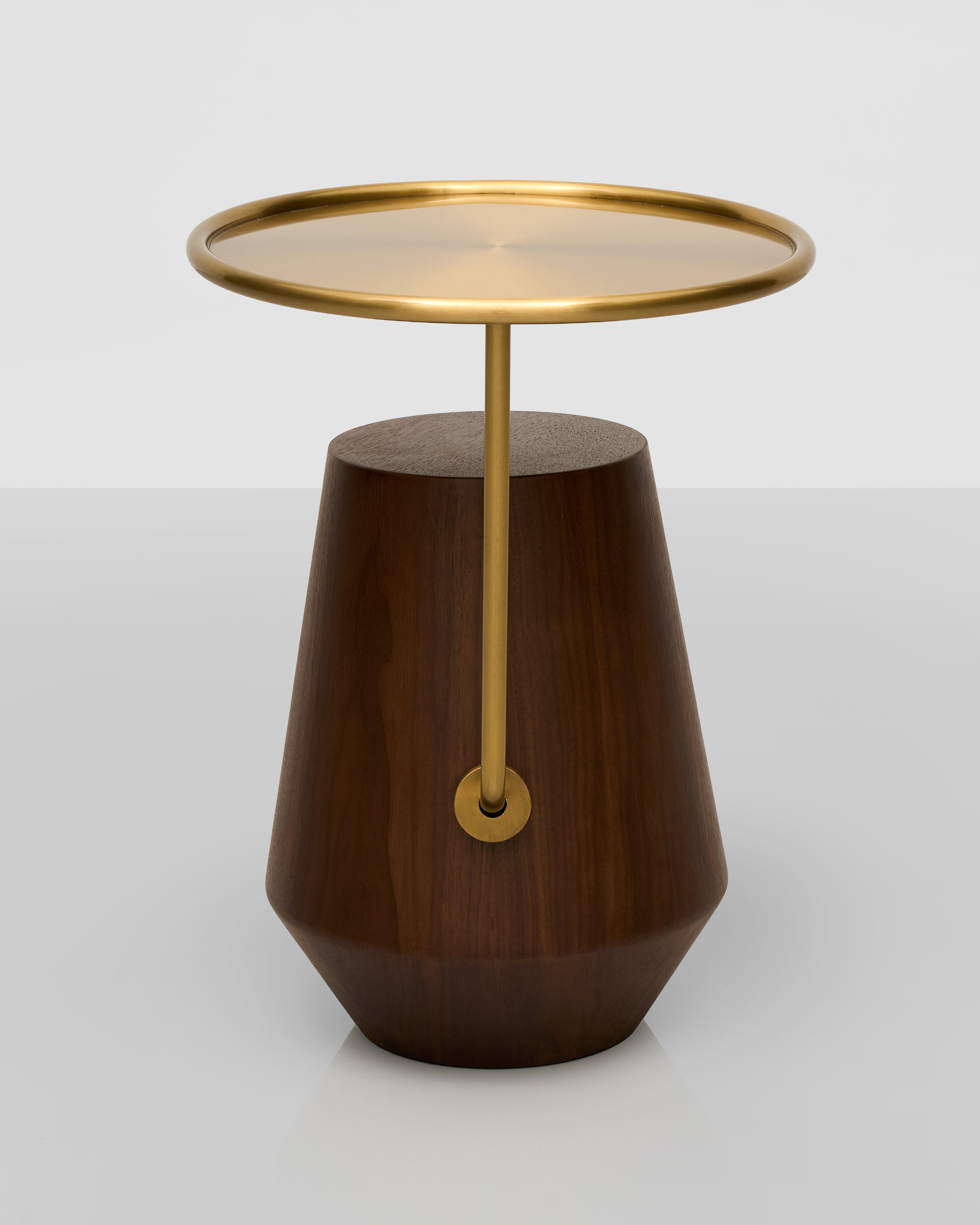 Karyelle Ash Wood Side Table