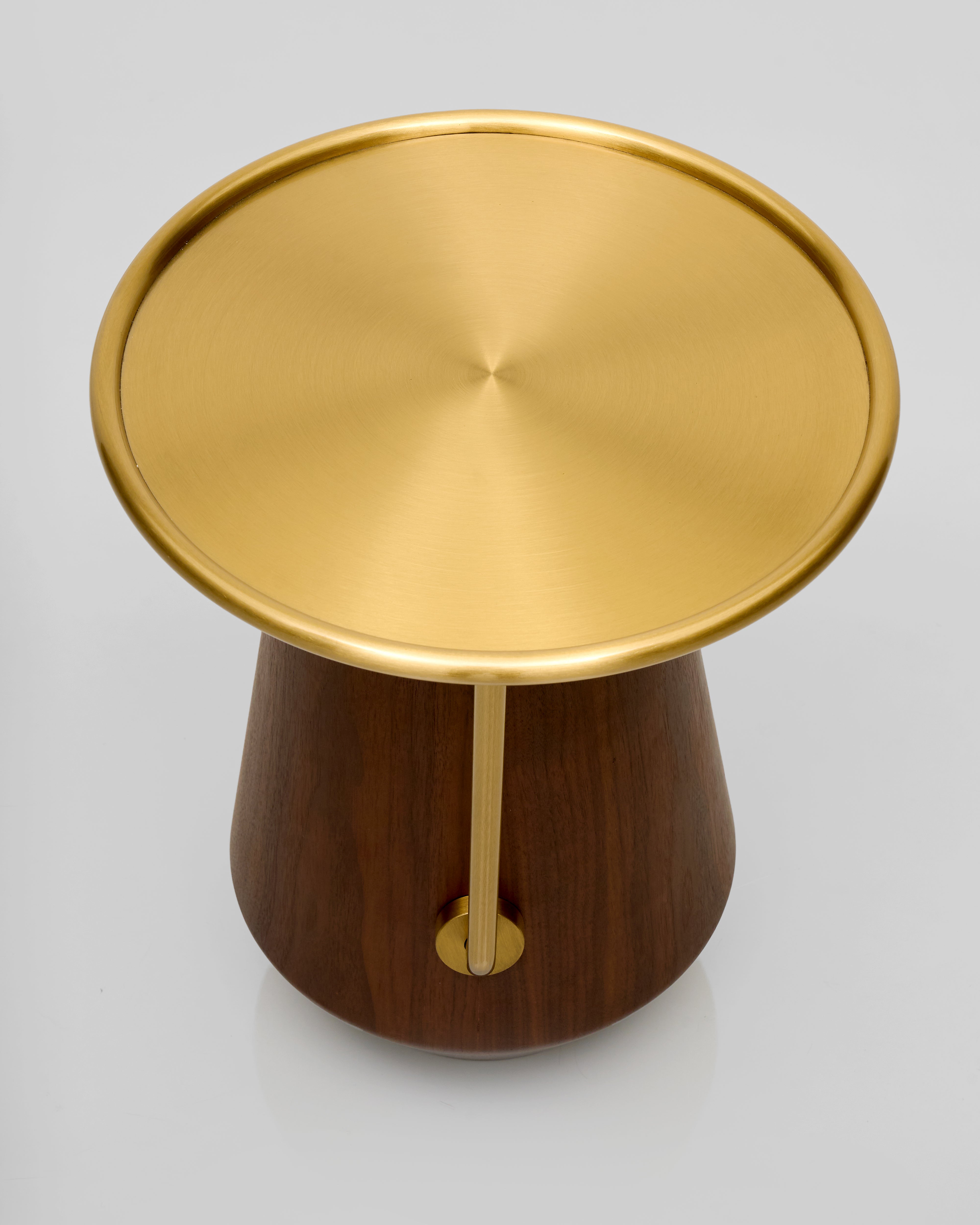 Karyelle Ash Wood Side Table