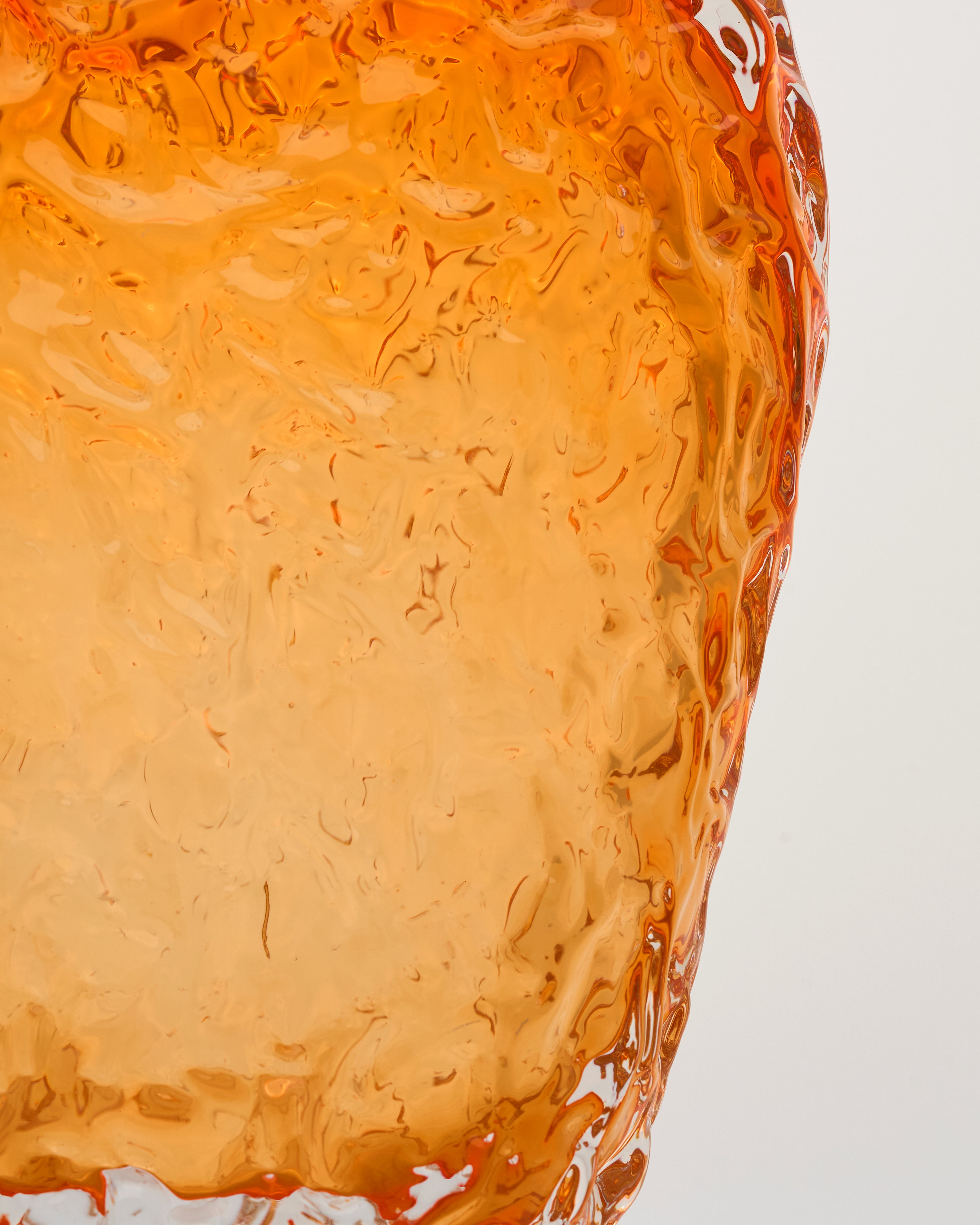 Modern Saffron Crystal Vase Set