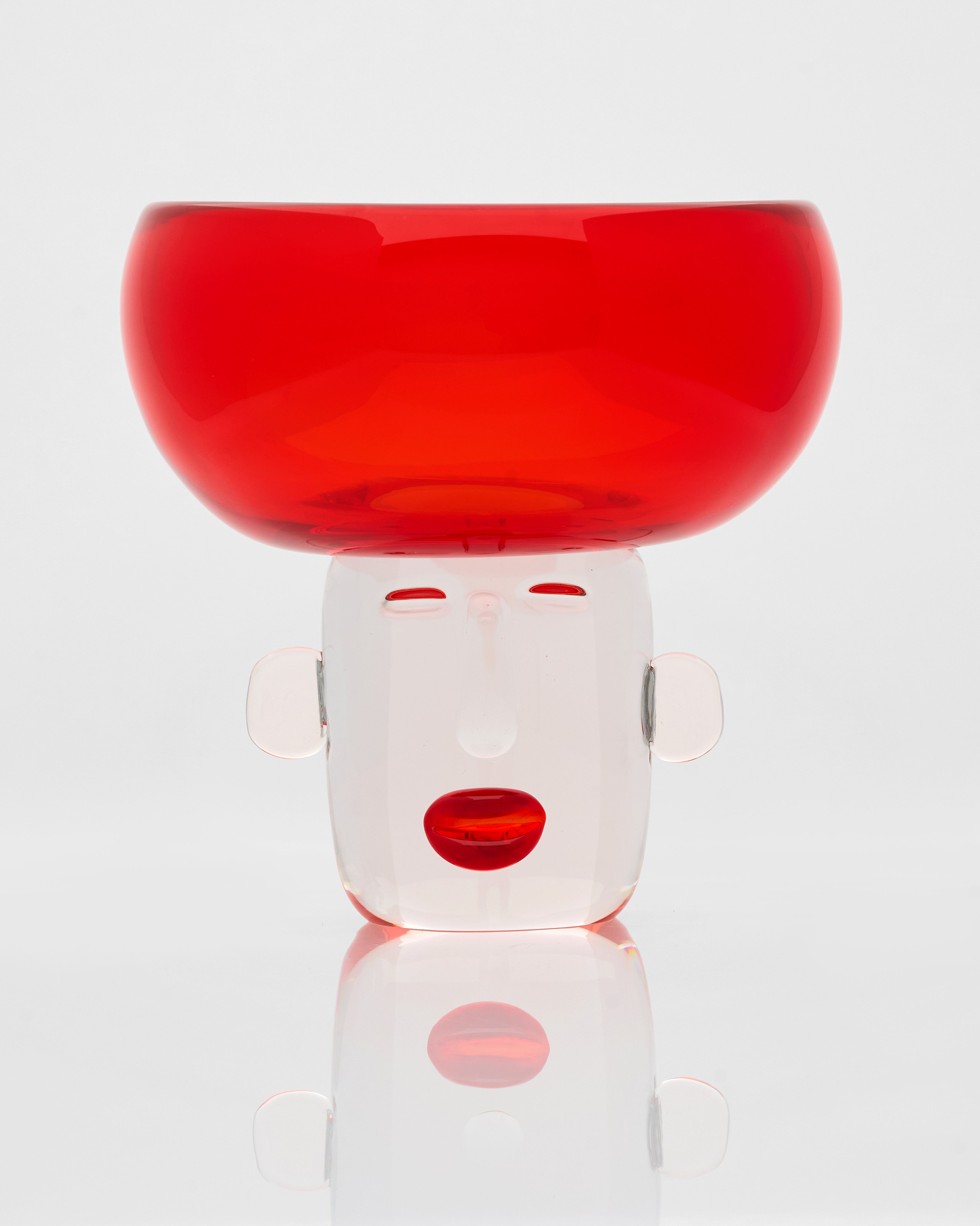 Modern Red Hat Vase