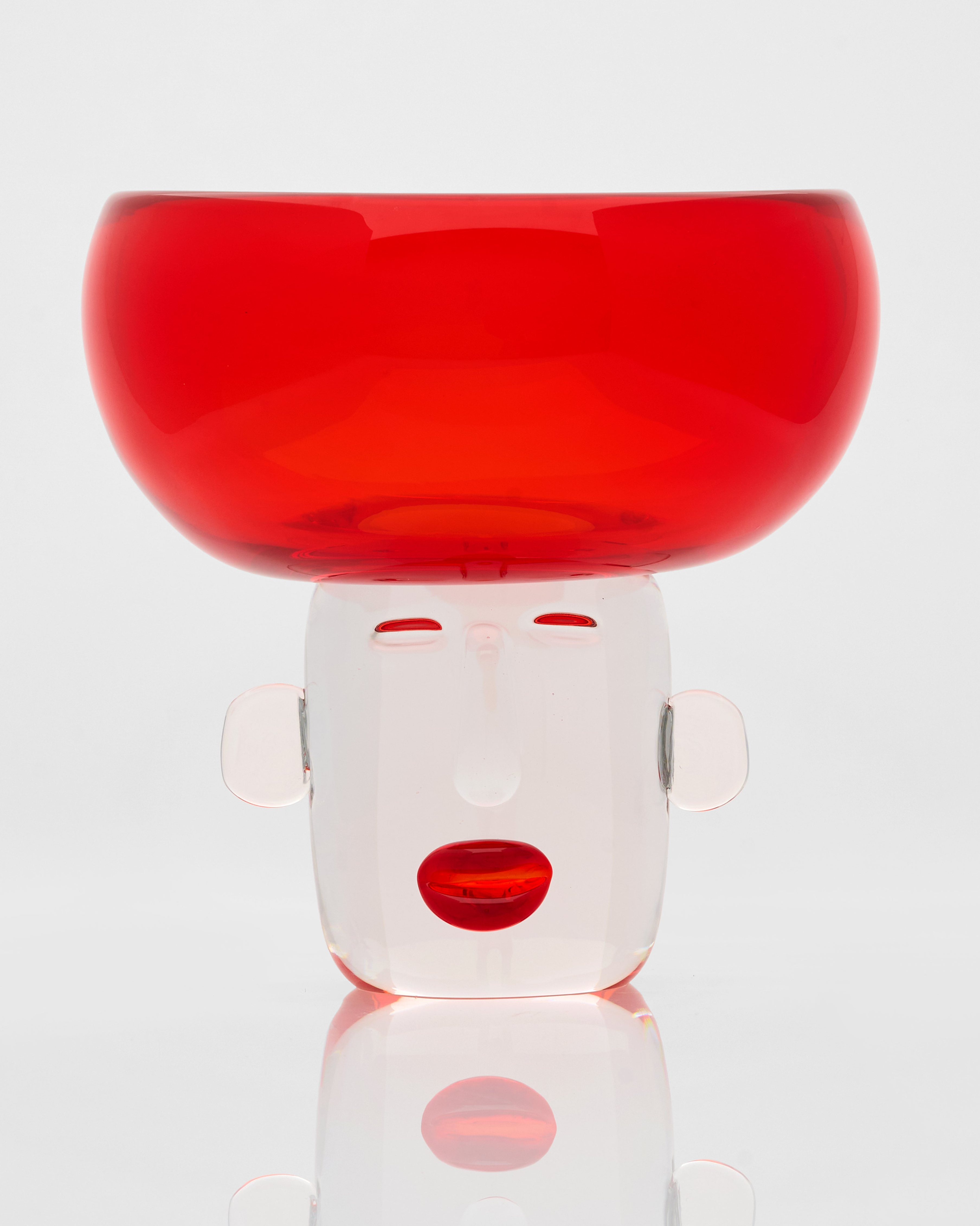 Modern Red Hat Vase