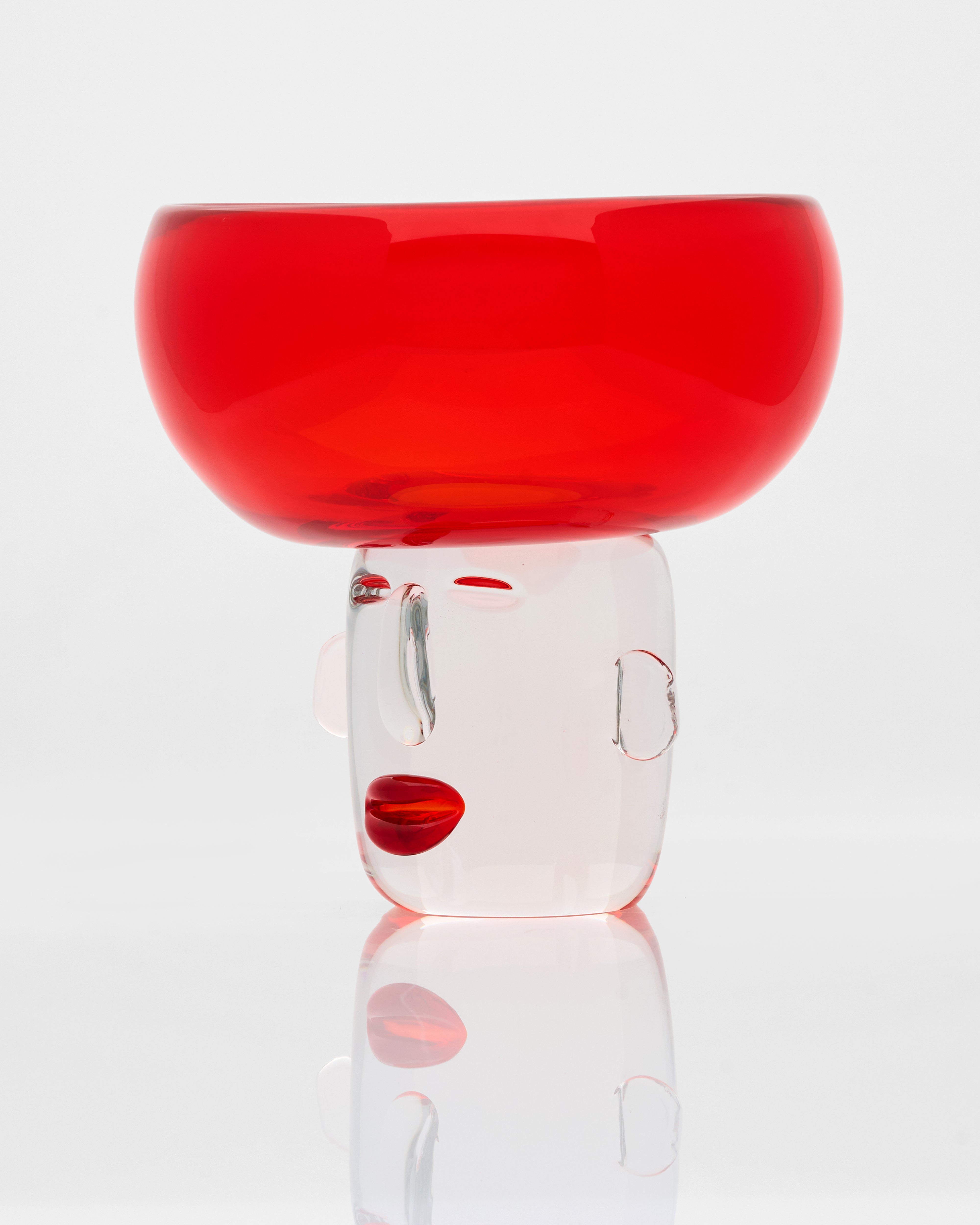 Modern Red Hat Vase