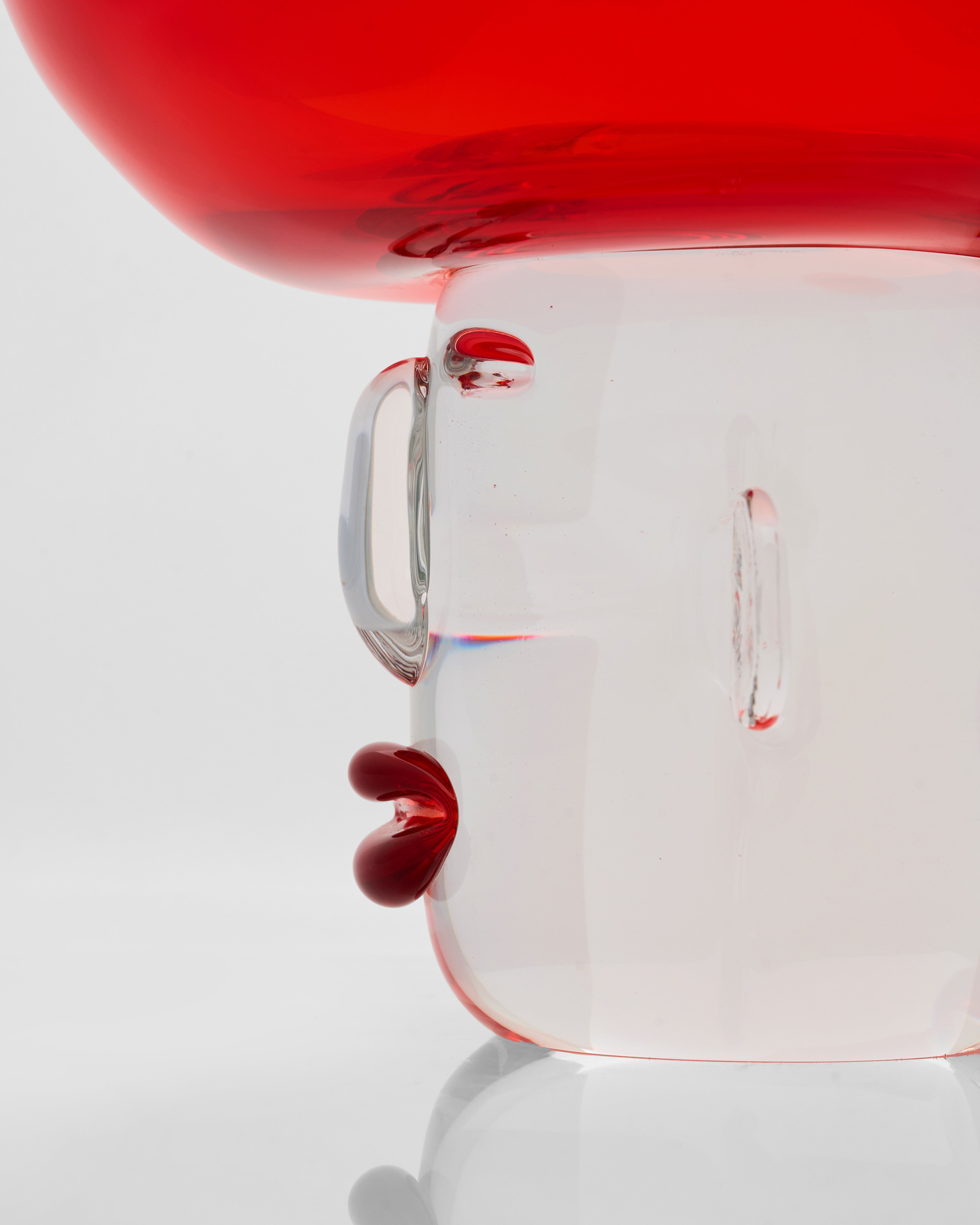 Modern Red Hat Vase