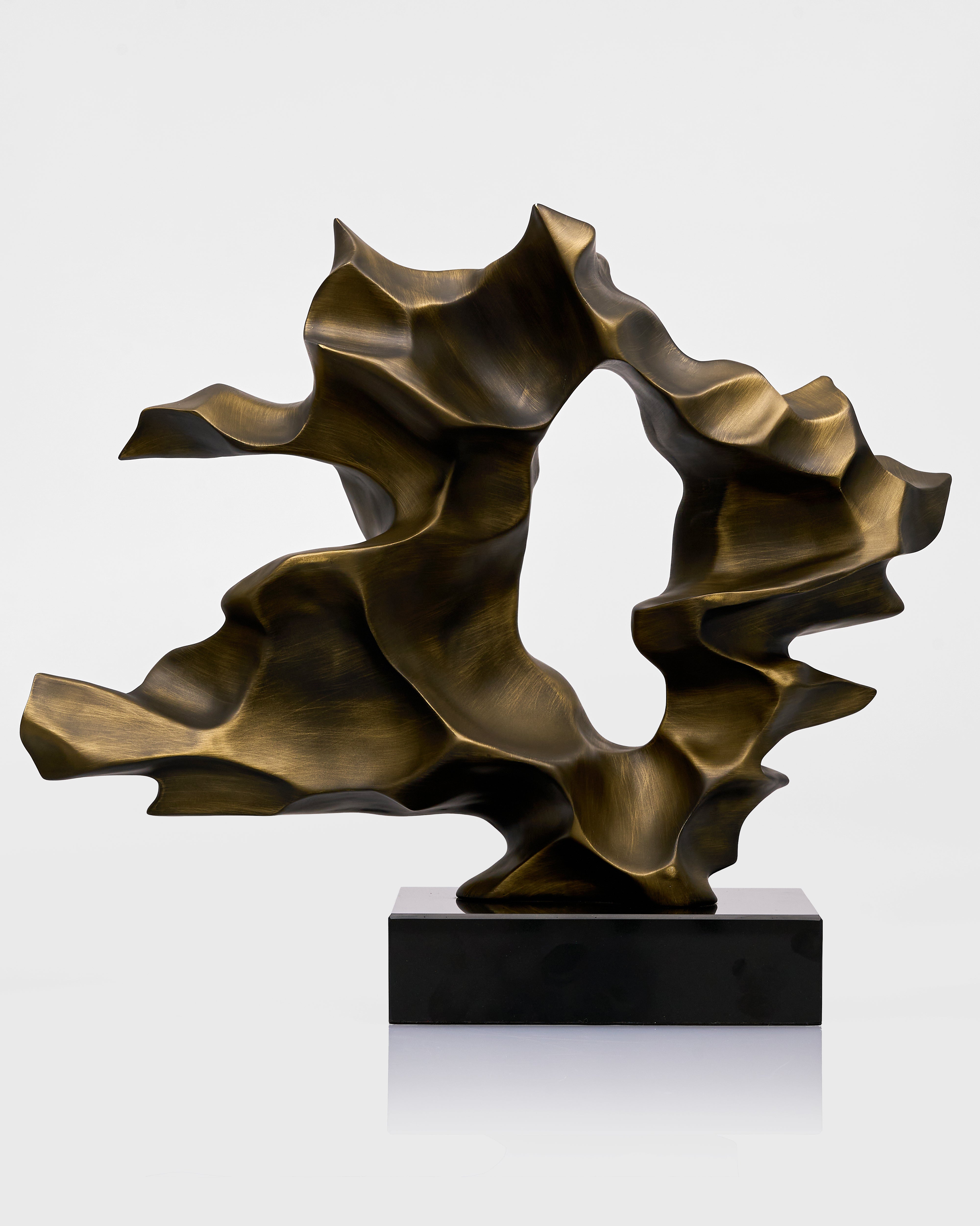 Stormy Abstract Rock Sculpture