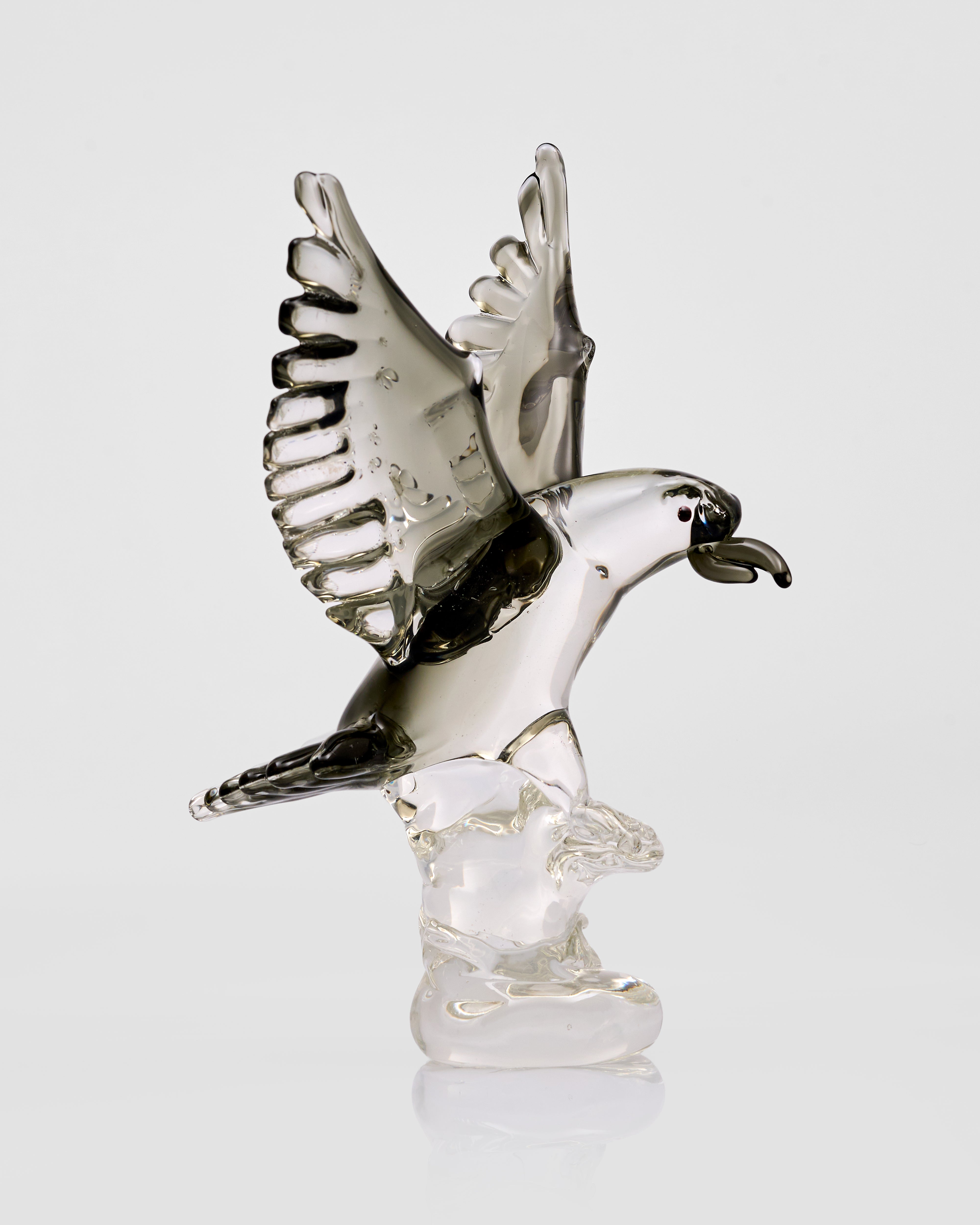 Eagle Clear Crsytal Glass Decor