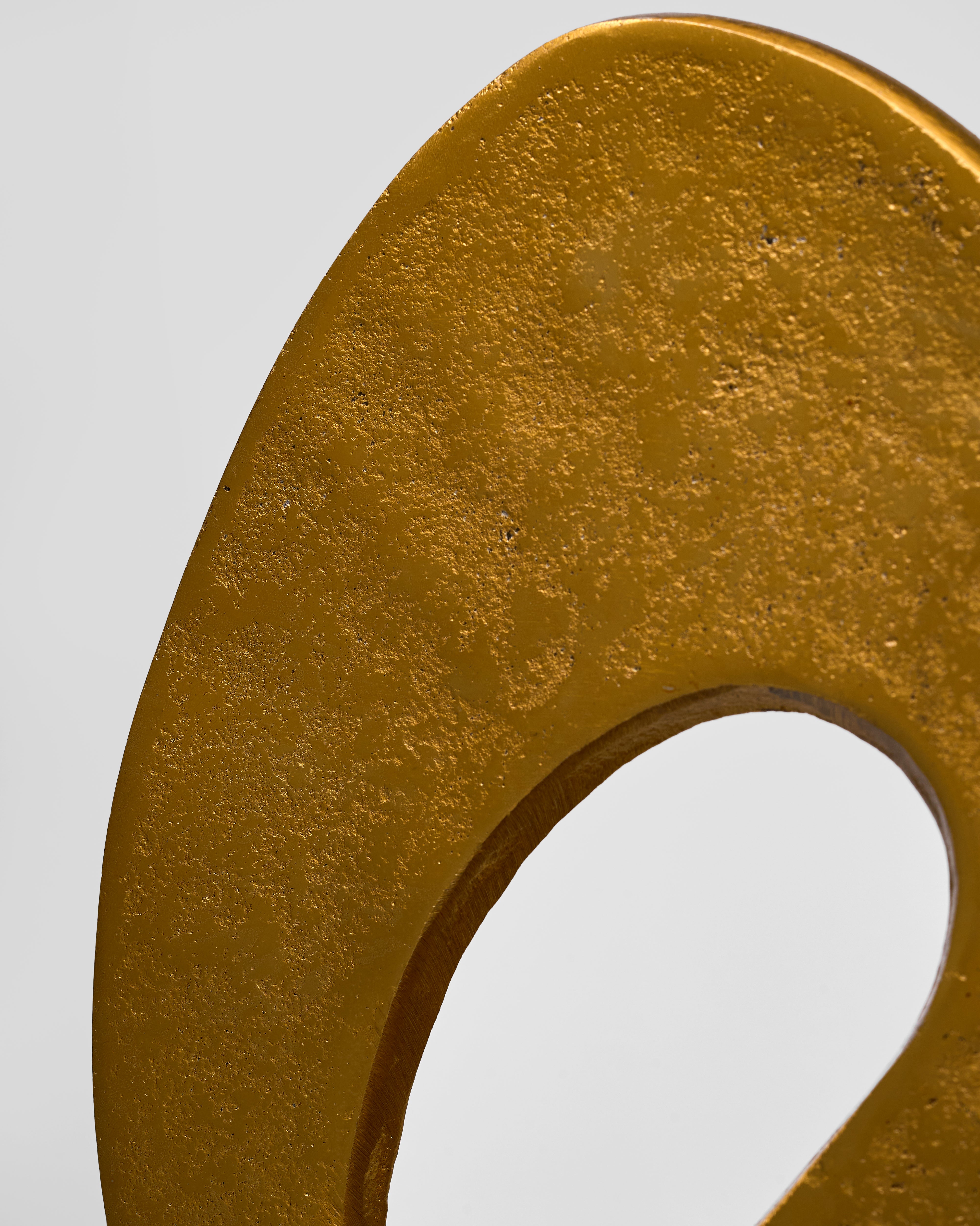 Golden Flux Infinity Sculpture