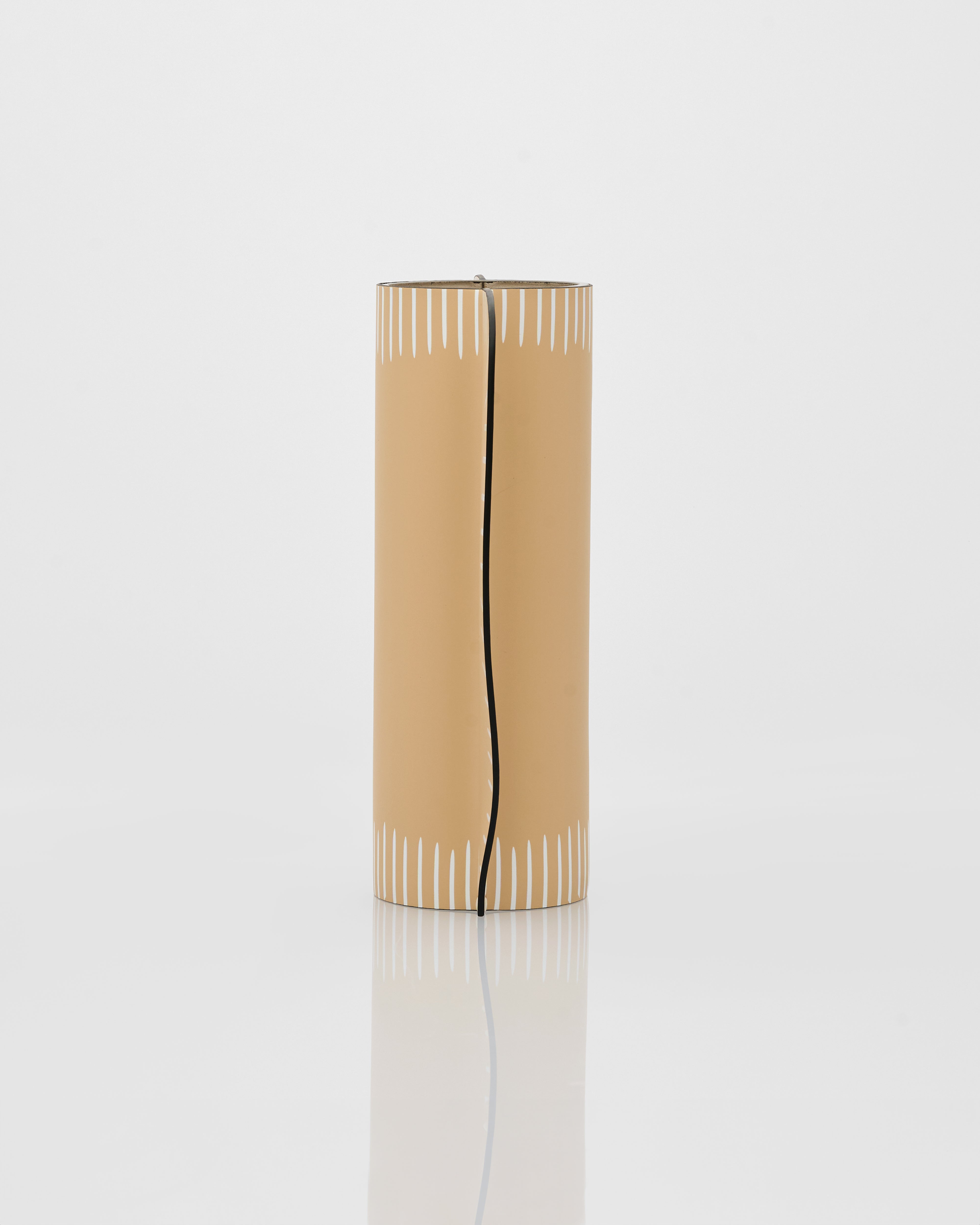 Leather Wing Vase Set - Ivory