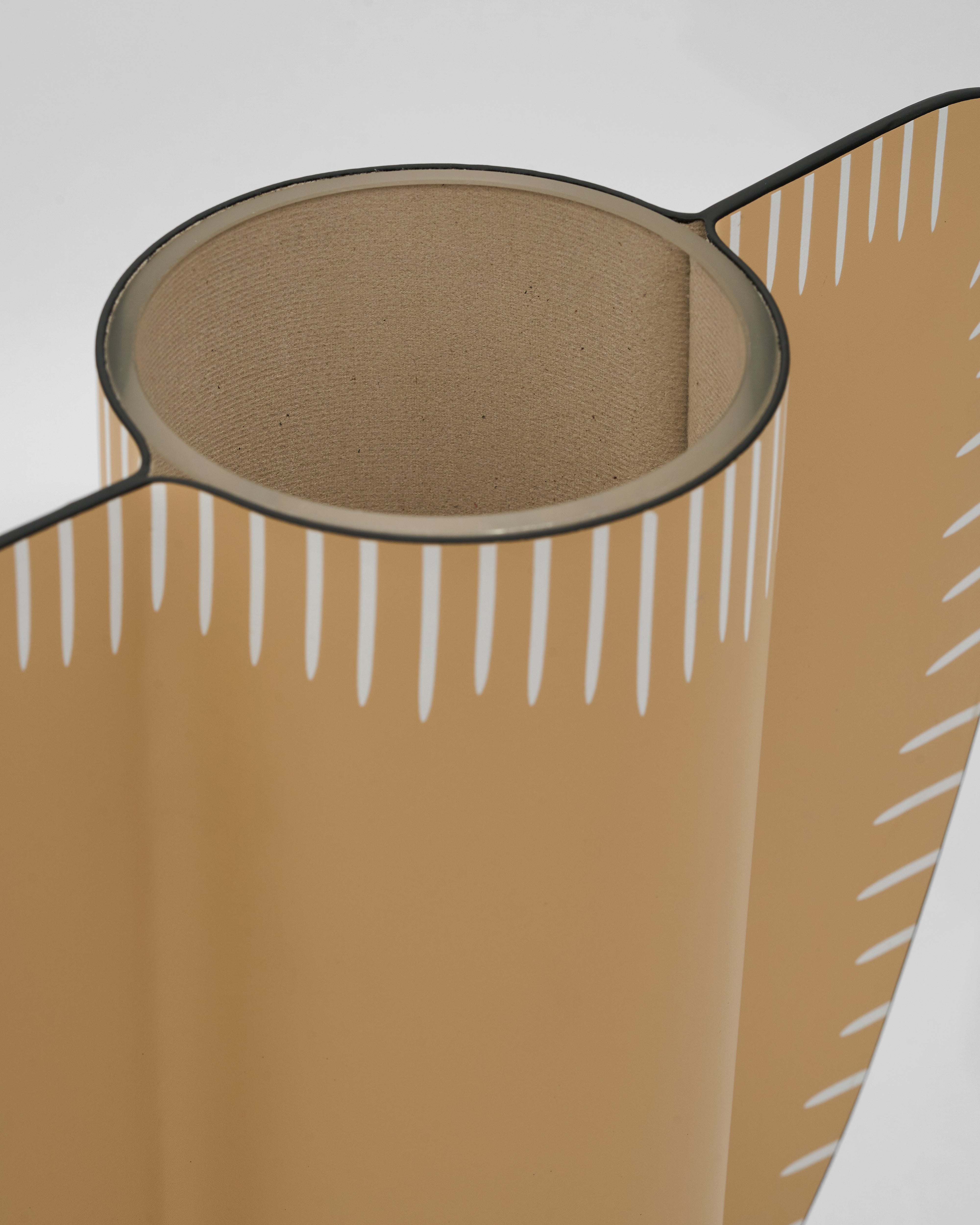 Leather Wing Vase Set - Ivory