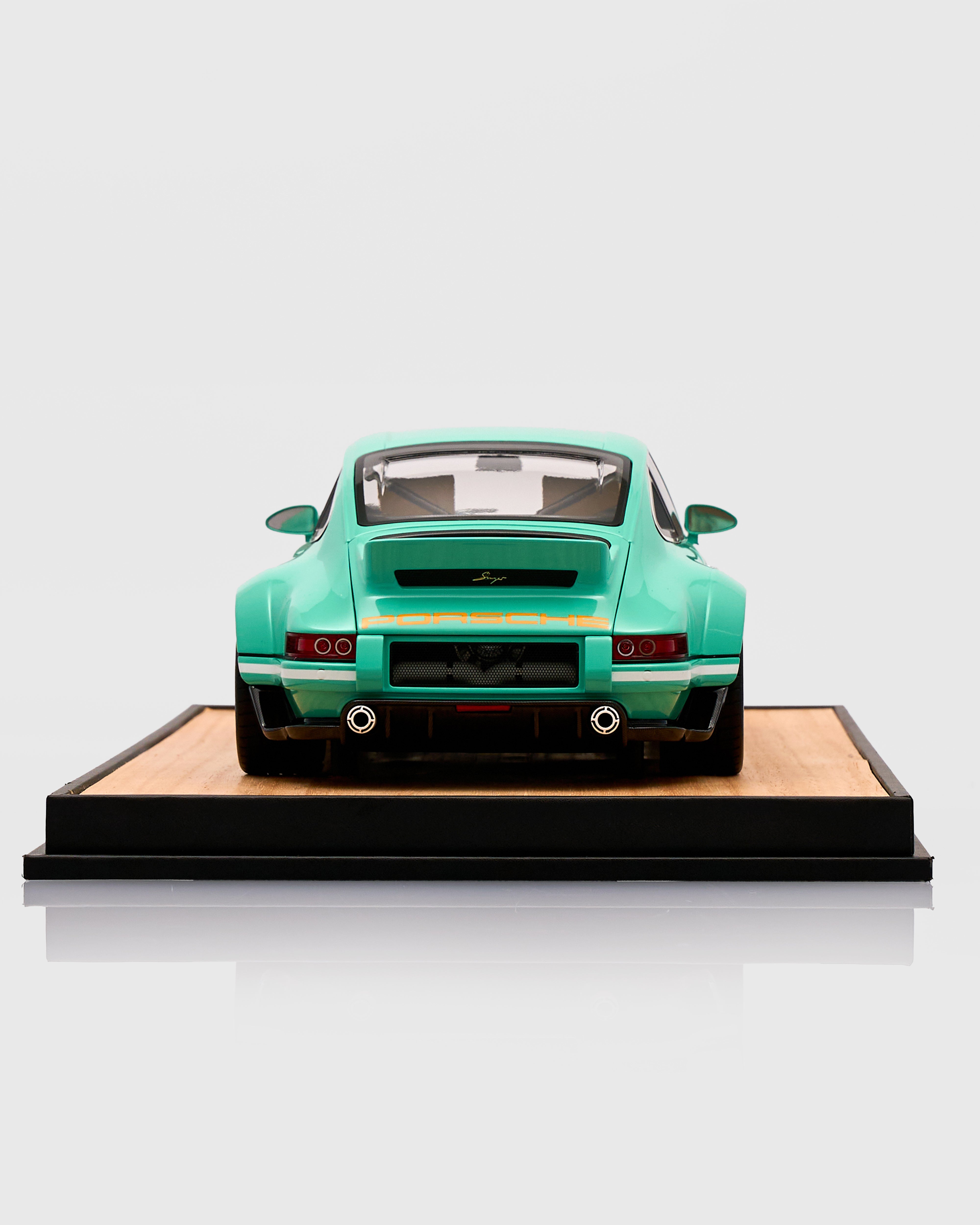 Soft Mint Vinatage Porsche Model Car