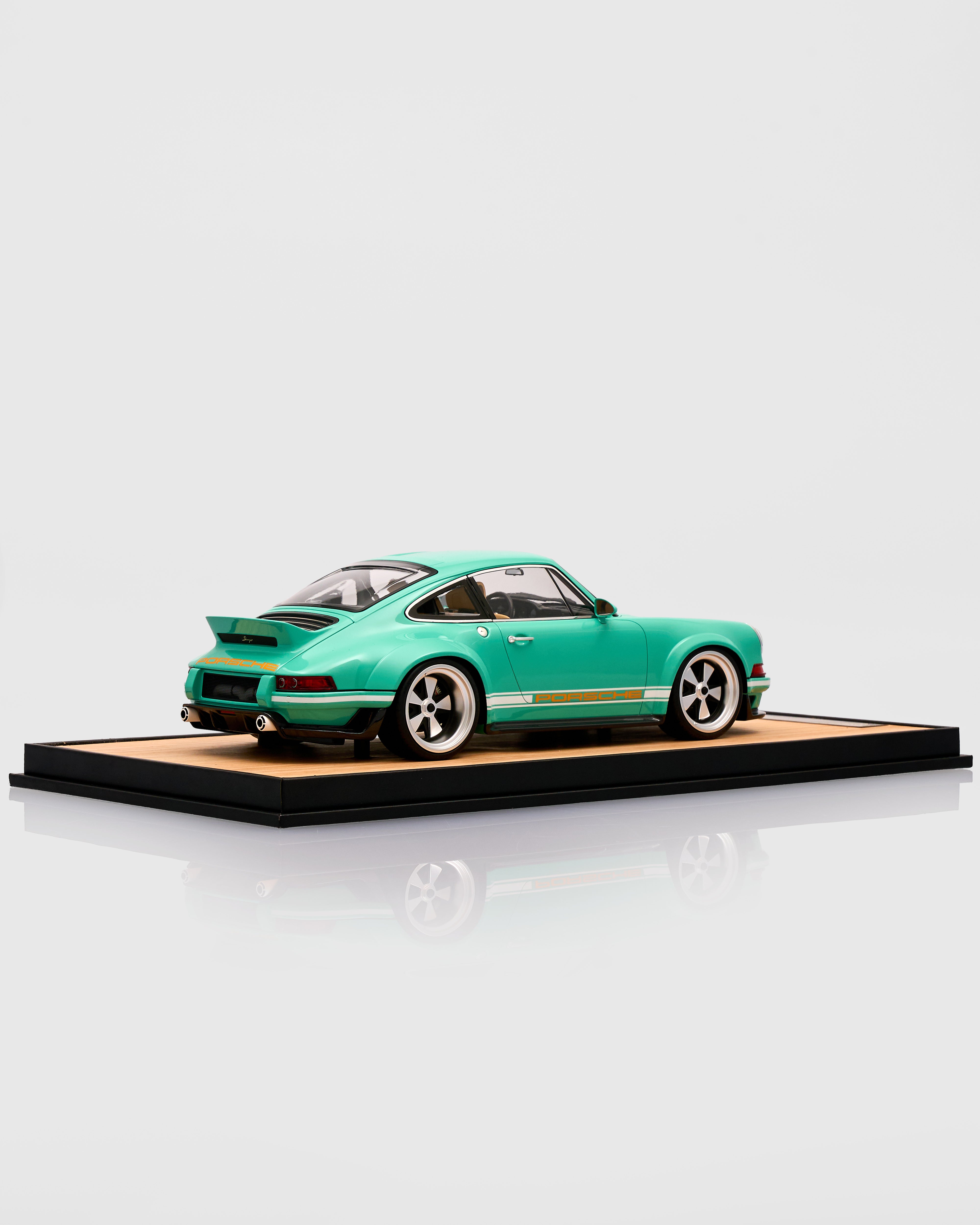 Soft Mint Vinatage Porsche Model Car