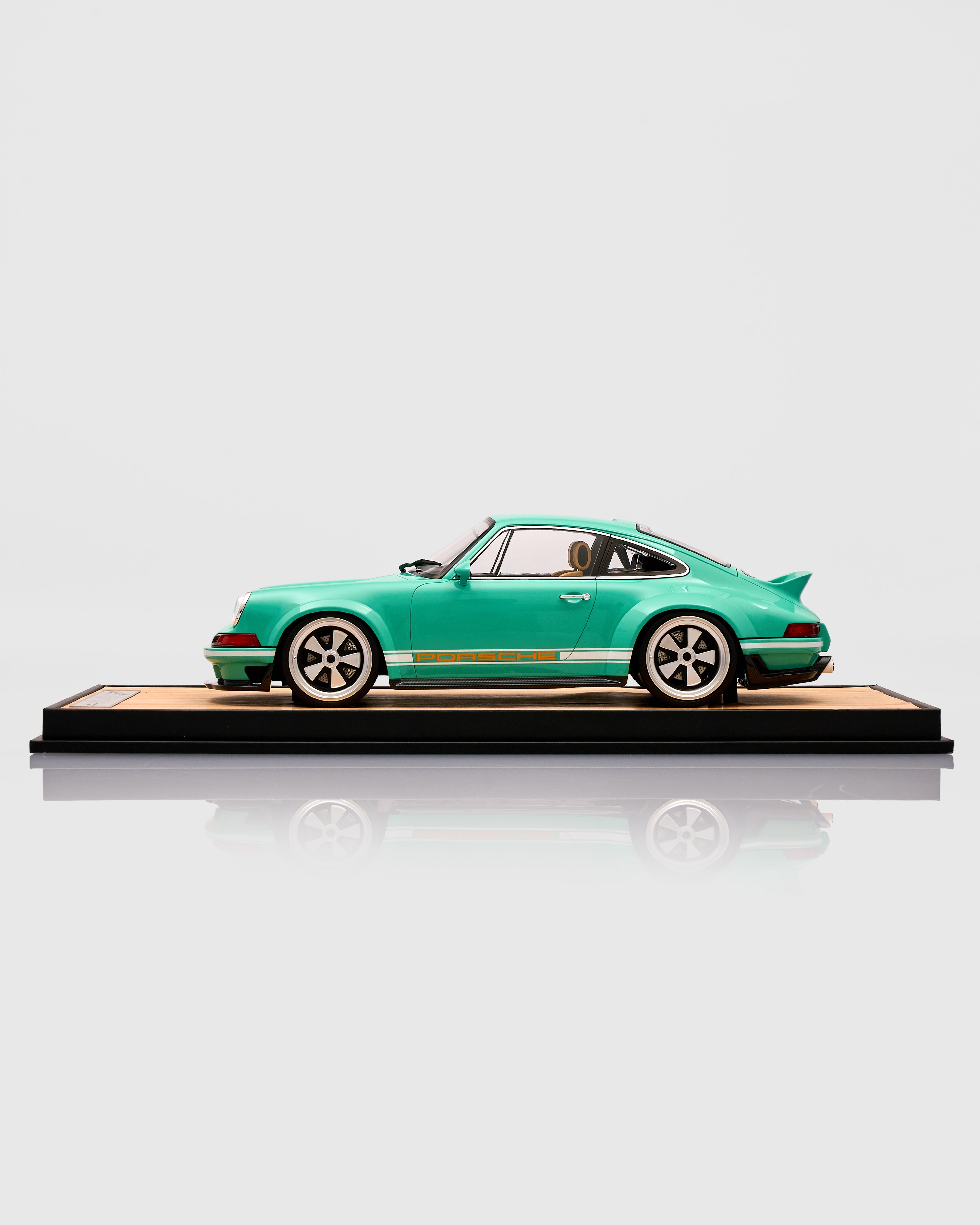 Soft Mint Vinatage Porsche Model Car