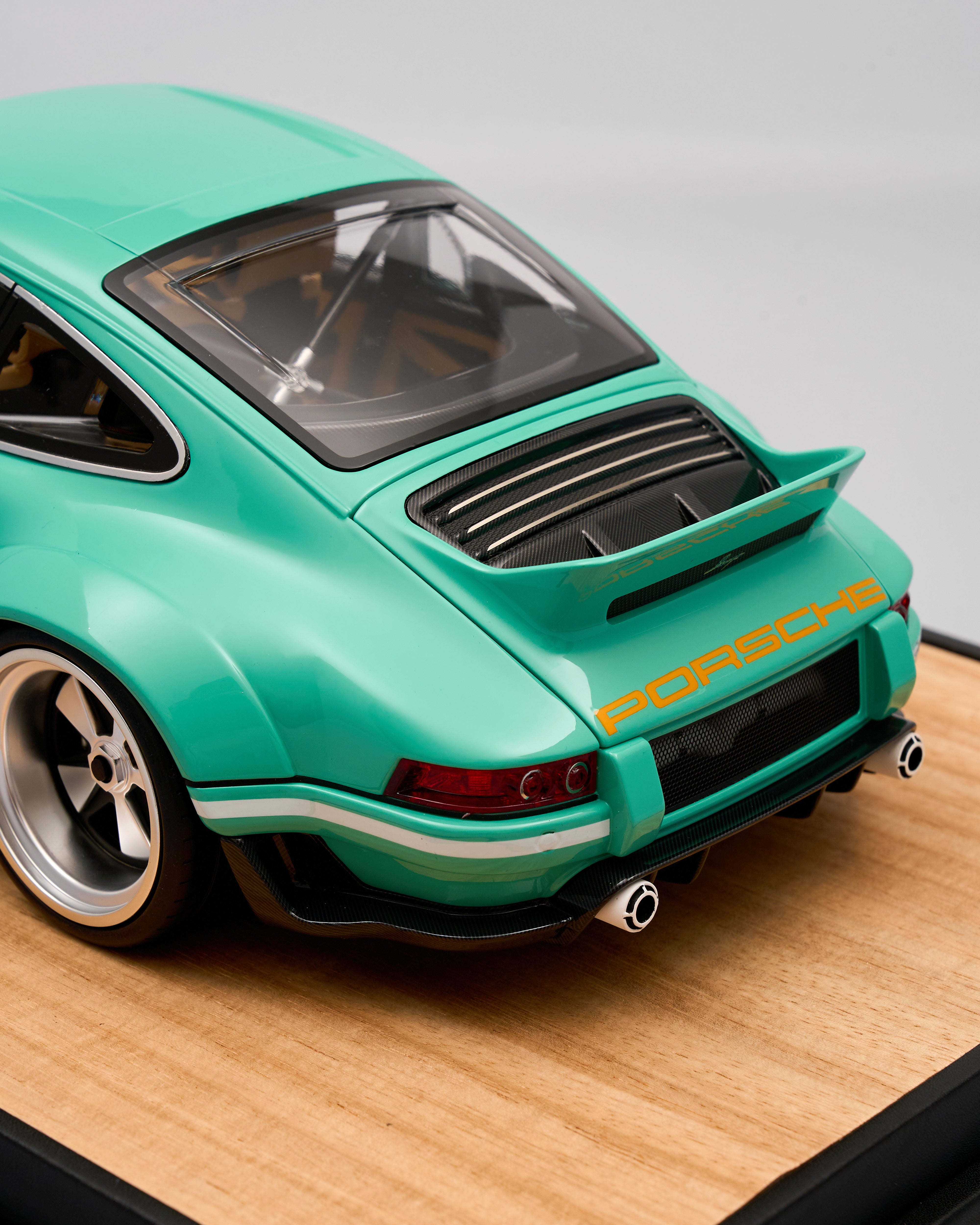 Soft Mint Vinatage Porsche Model Car