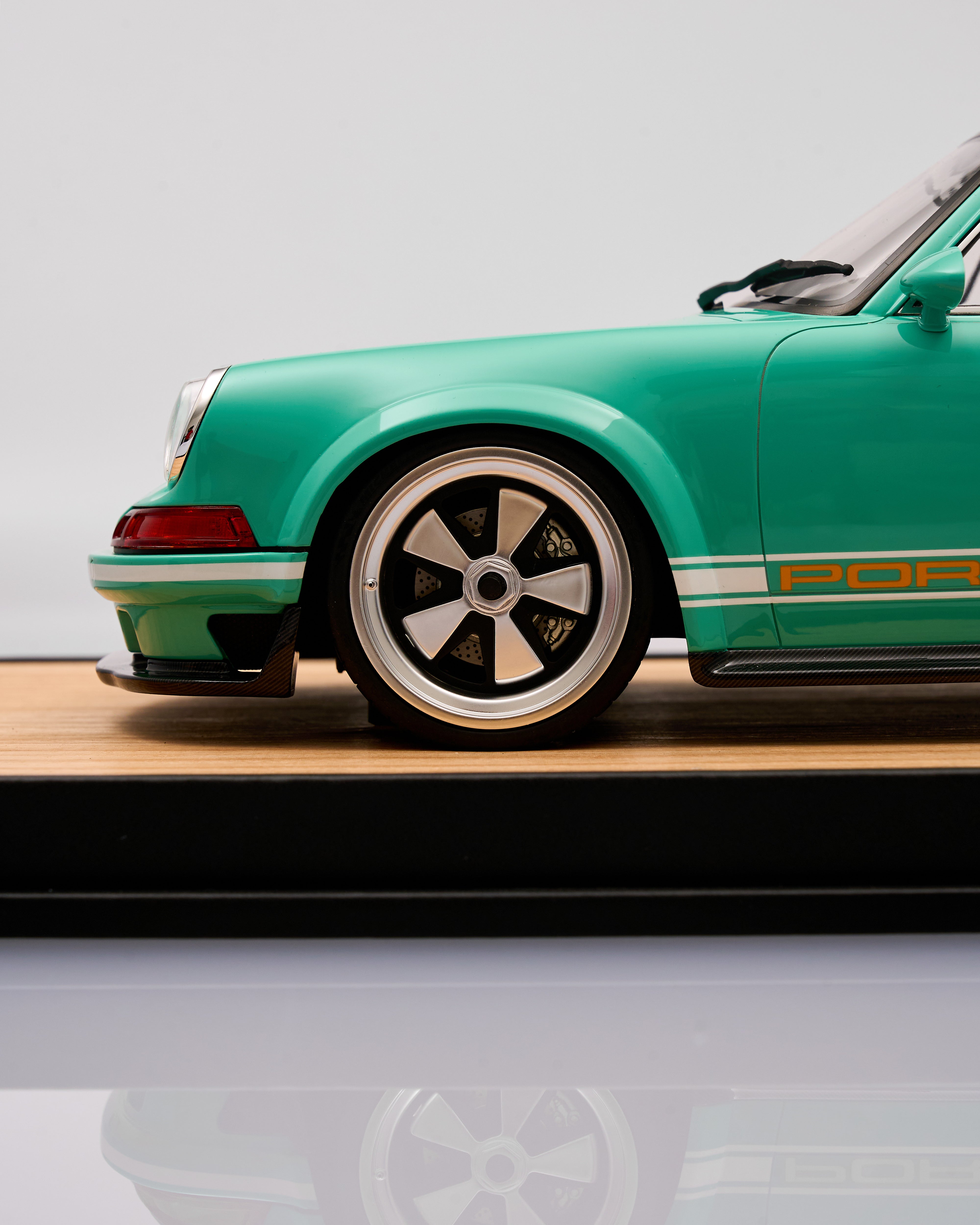 Soft Mint Vinatage Porsche Model Car