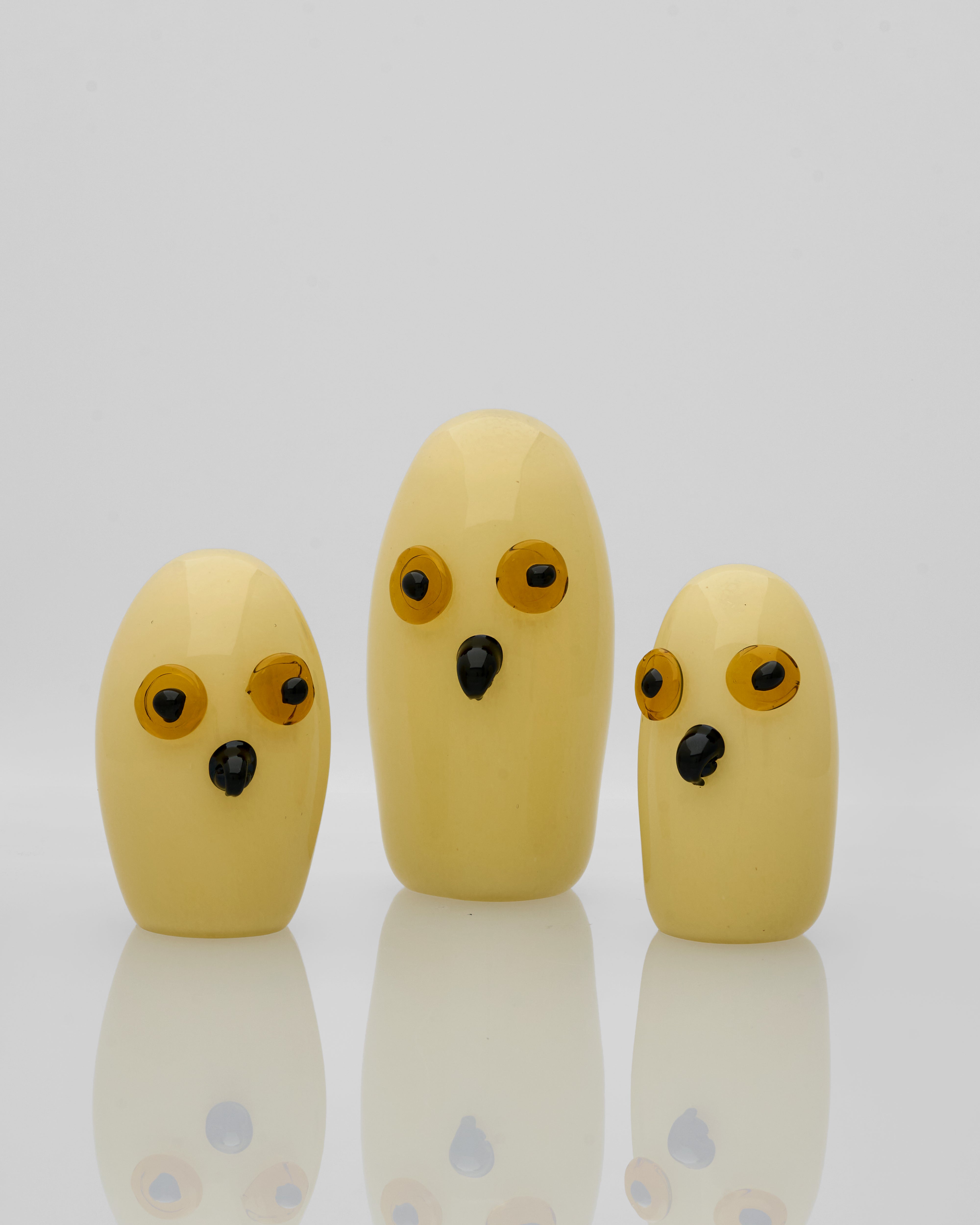 Travertine-Glass Taper Set